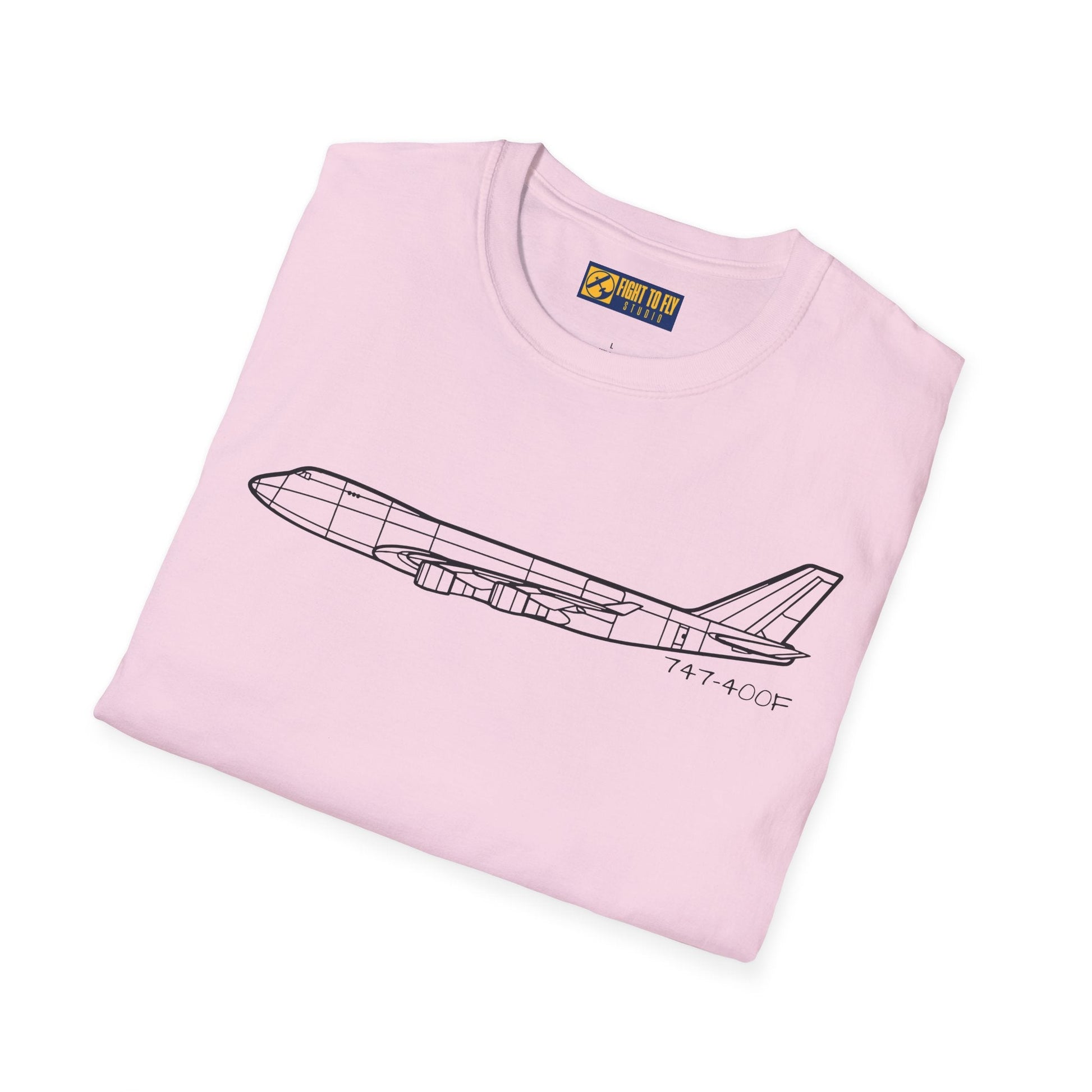747-400F T-Shirt – Freighter Jumbo Jet Aviation Tee - Gifts for pilots - apparel