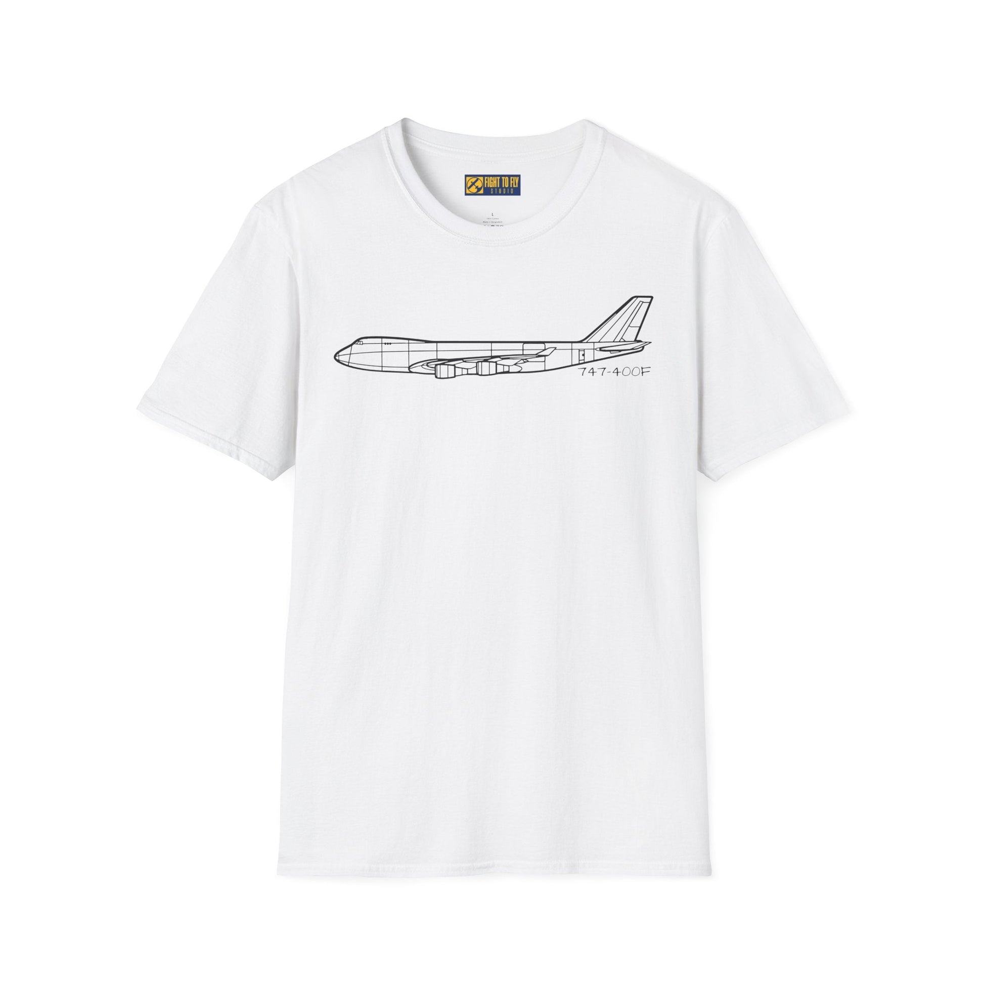 747-400F T-Shirt – Freighter Jumbo Jet Aviation Tee - Gifts for pilots - apparel