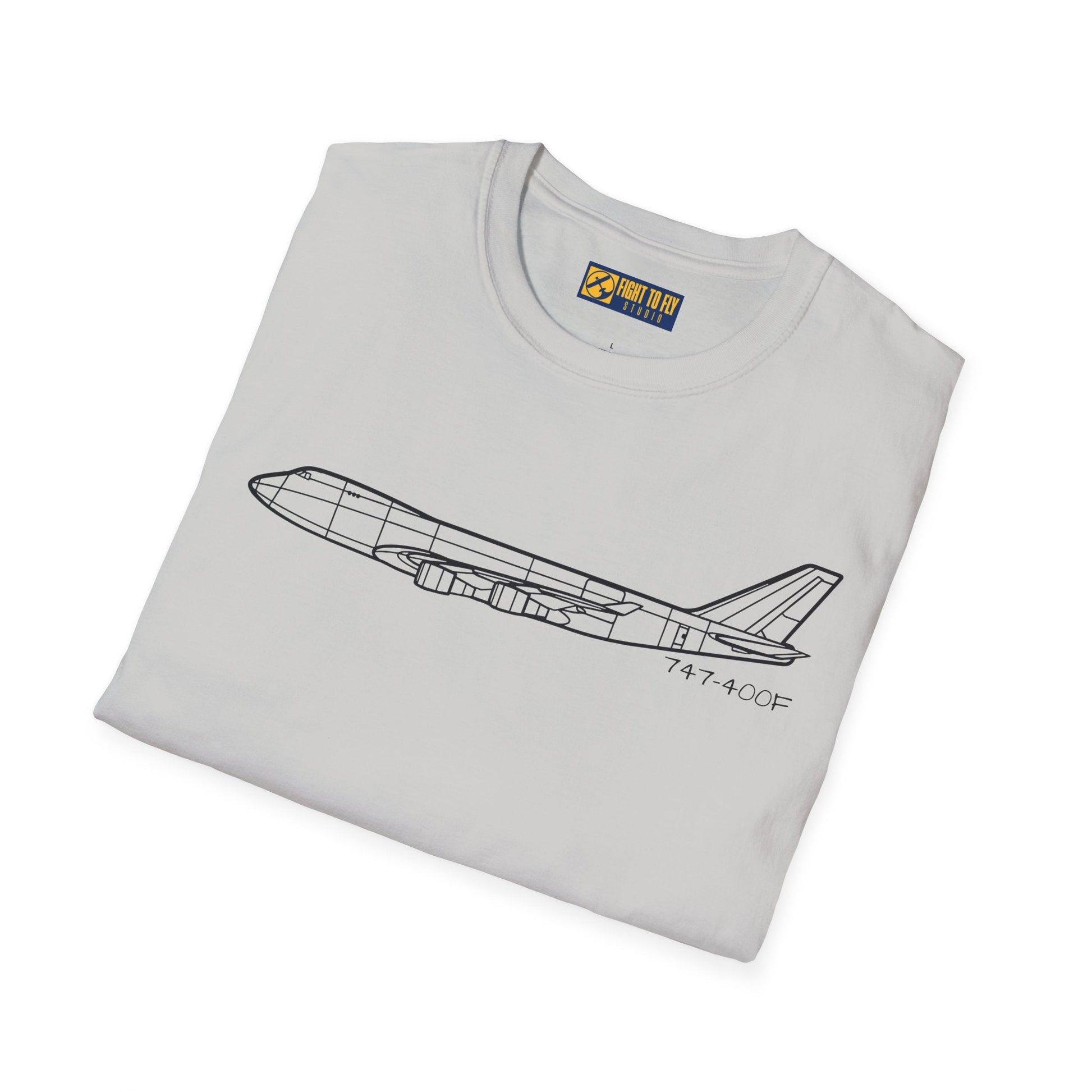 747-400F T-Shirt – Freighter Jumbo Jet Aviation Tee - Gifts for pilots - apparel