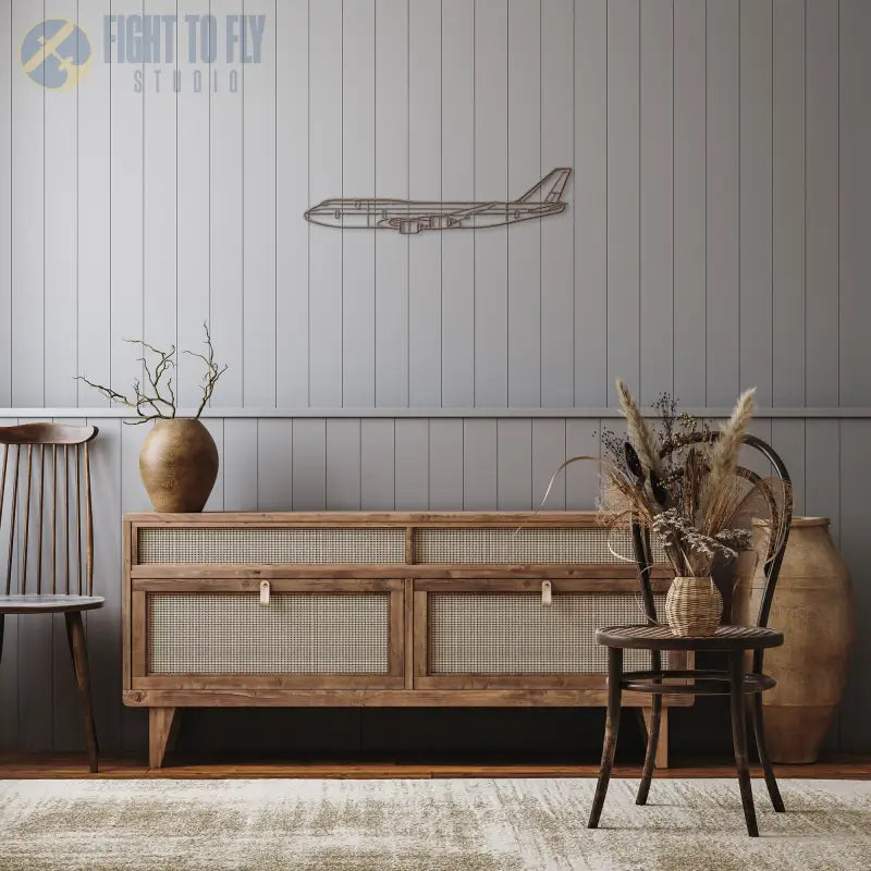 747-8I Die Cut Metal Wall Art - Sign - Pilot gifts - WWII warbird t-shirt