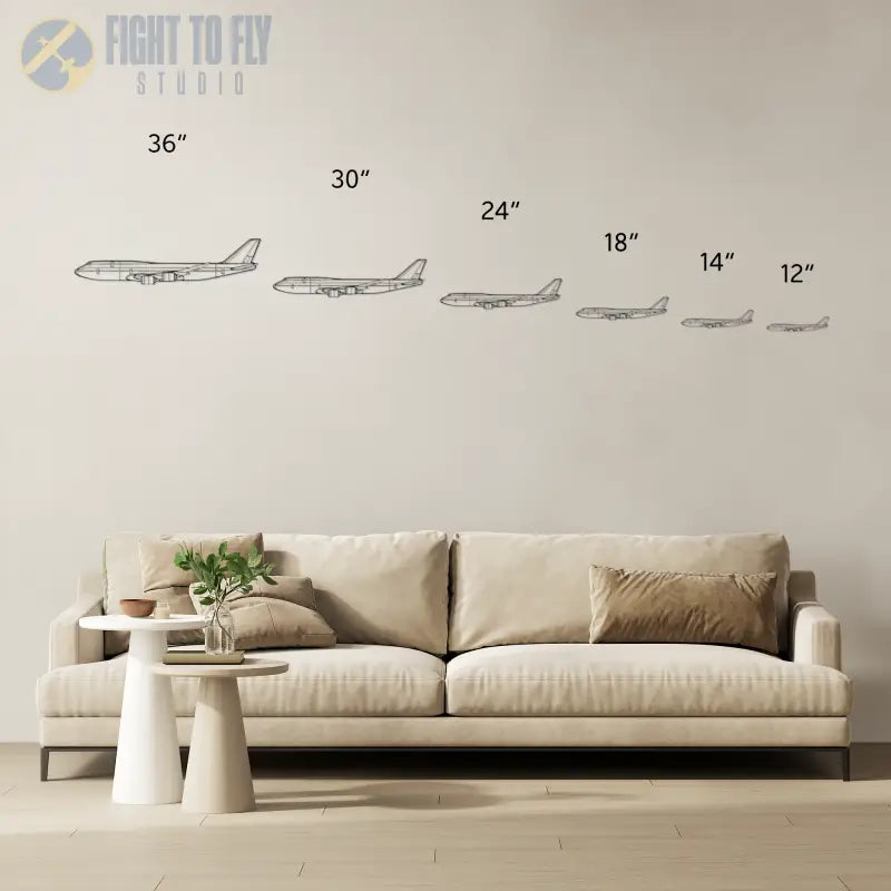 747-8I Die Cut Metal Wall Art - Sign - Pilot gifts - WWII warbird t-shirt