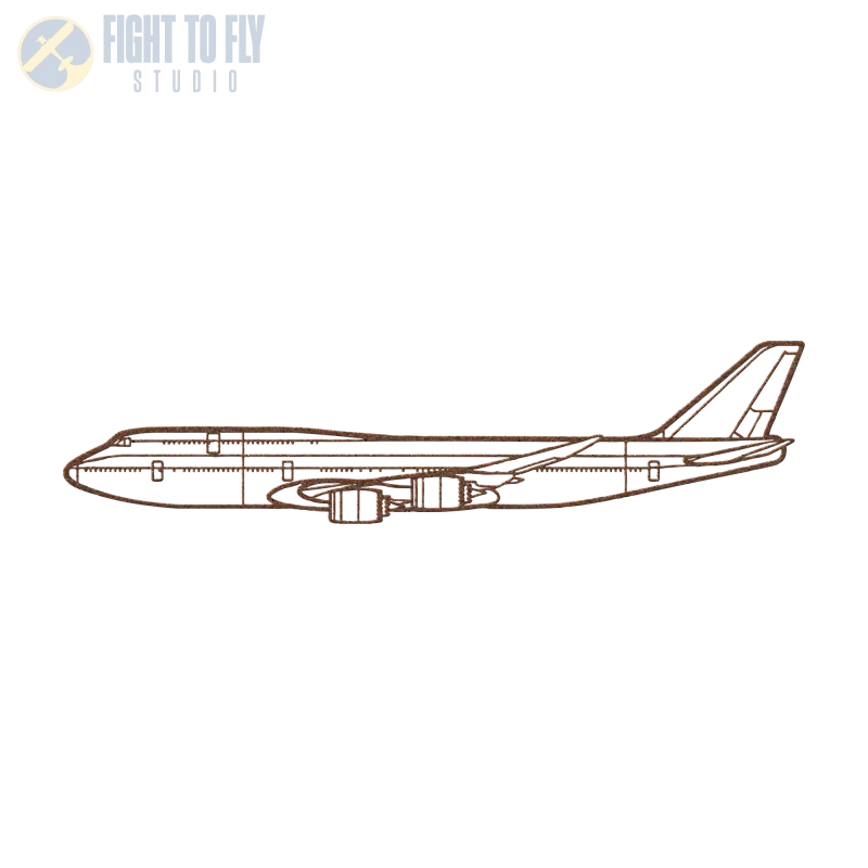747-8I Die Cut Metal Wall Art - Sign - Pilot gifts - WWII warbird t-shirt