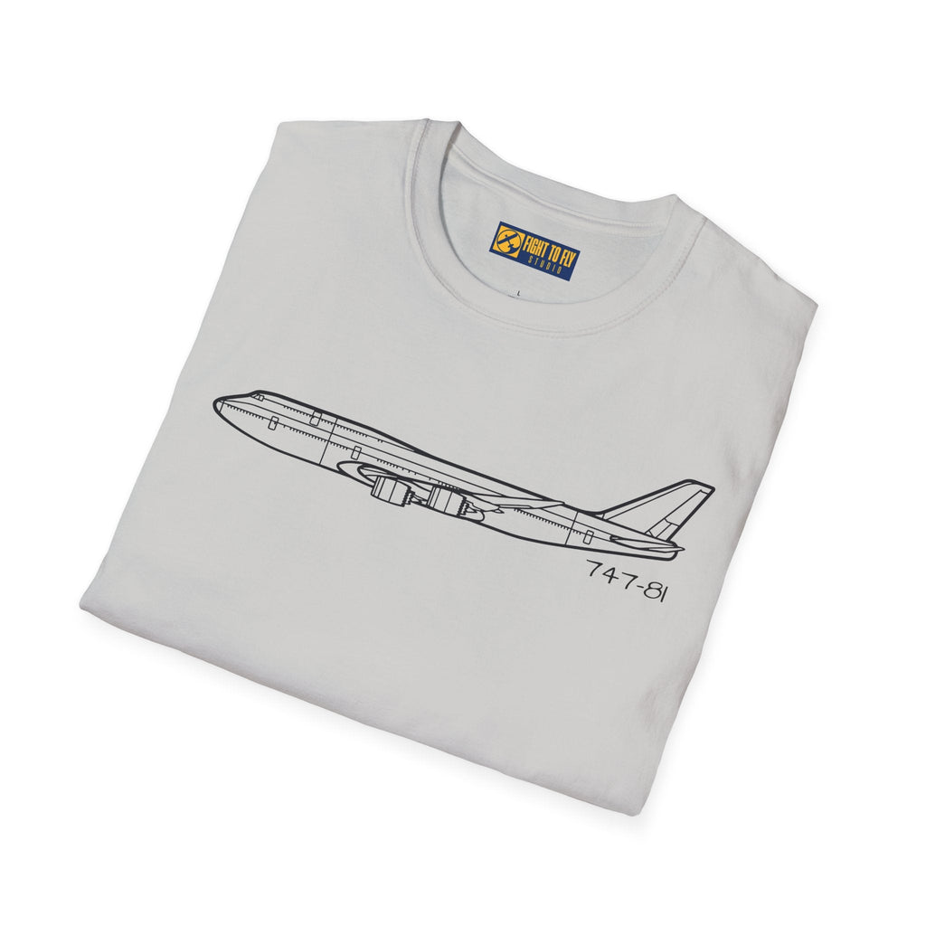 747-8i T-Shirt – 747-8 Intercontinental Jumbo Jet Aviation Tee - Gifts for pilots - apparel