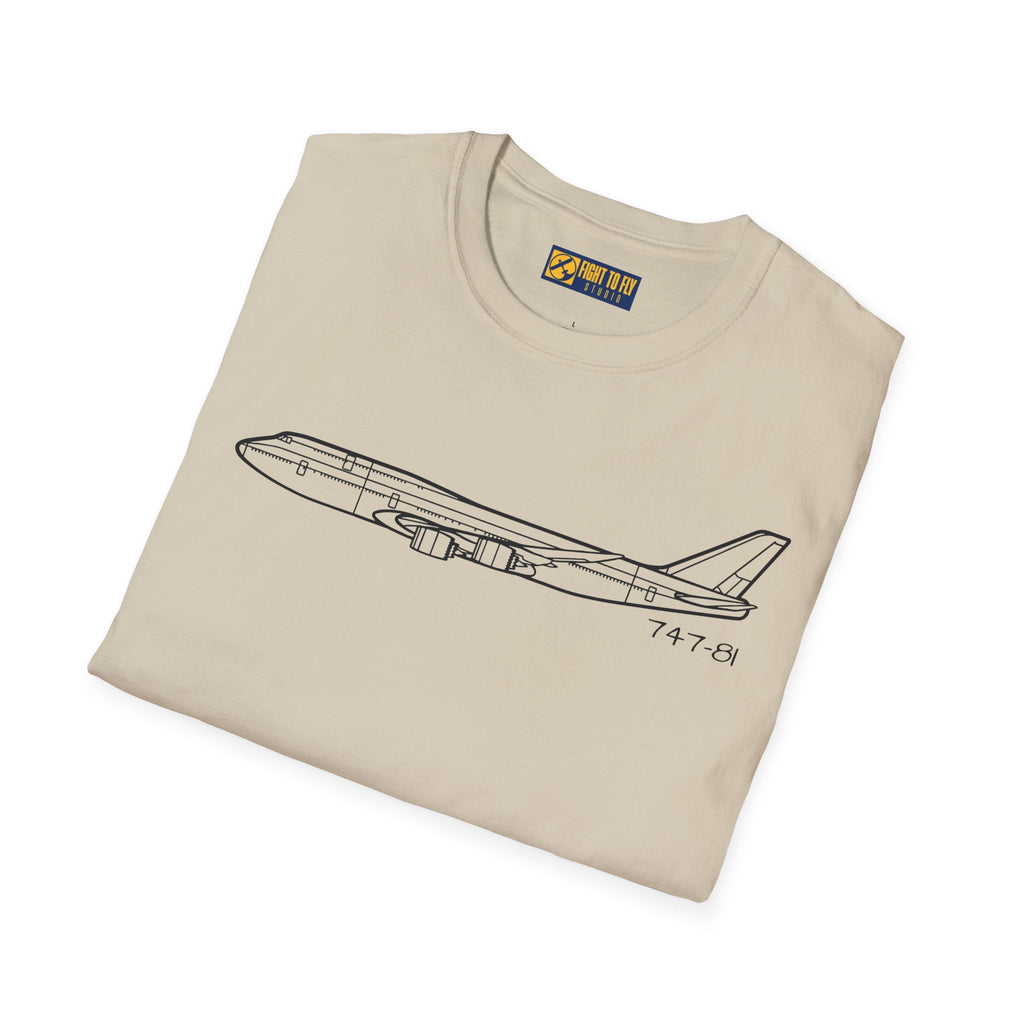 747-8i T-Shirt – 747-8 Intercontinental Jumbo Jet Aviation Tee - Gifts for pilots - apparel