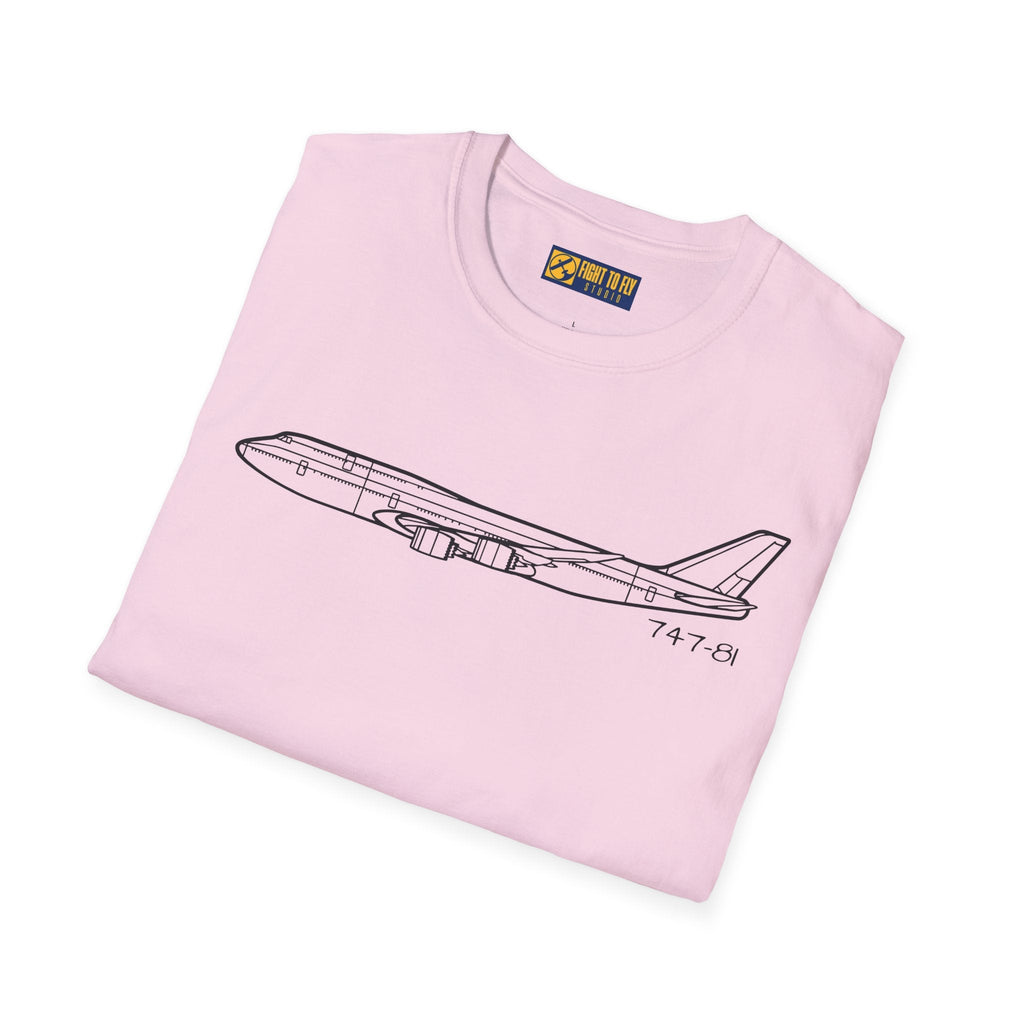 747-8i T-Shirt – 747-8 Intercontinental Jumbo Jet Aviation Tee - Gifts for pilots - apparel