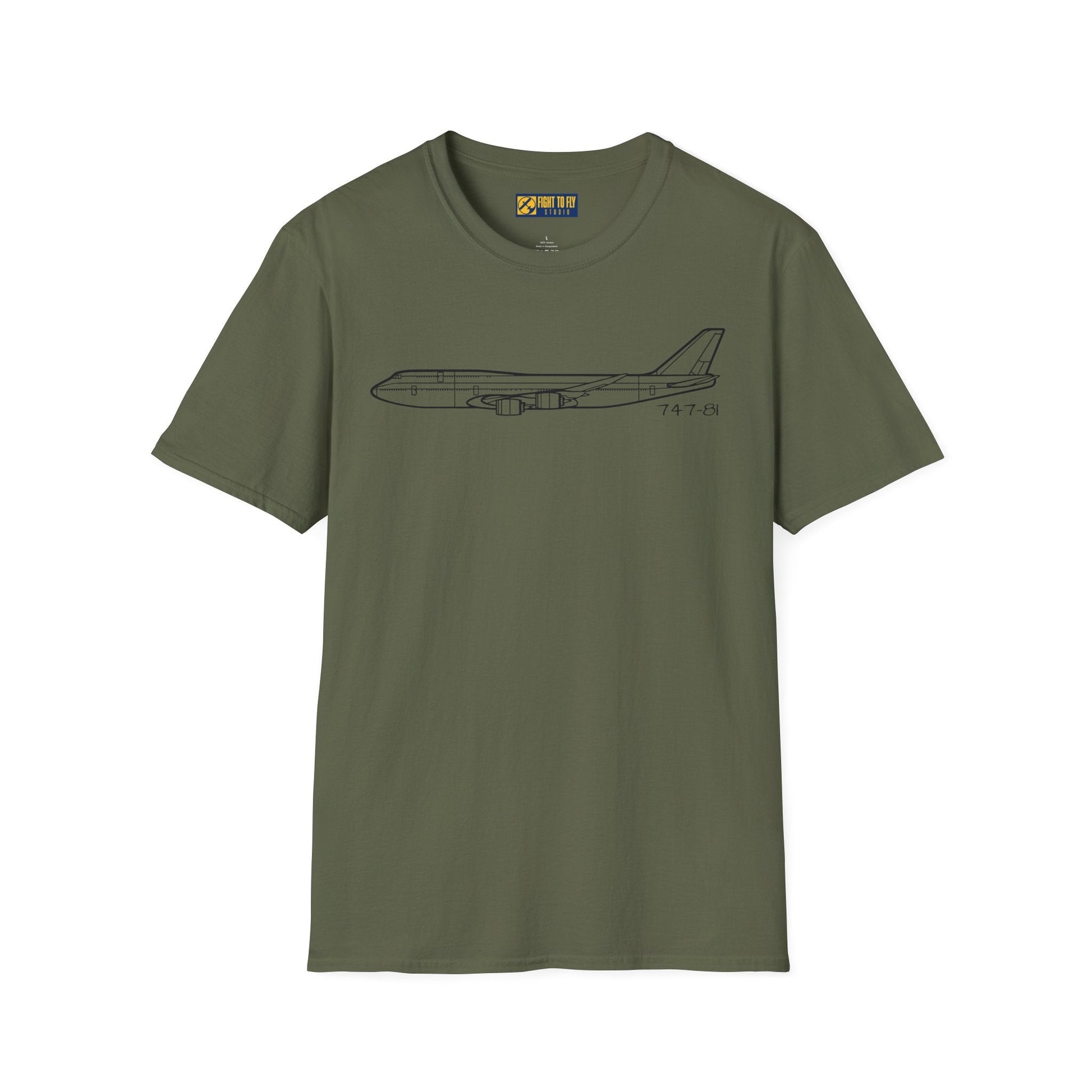 747-8i T-Shirt – 747-8 Intercontinental Jumbo Jet Aviation Tee - Gifts for pilots - apparel