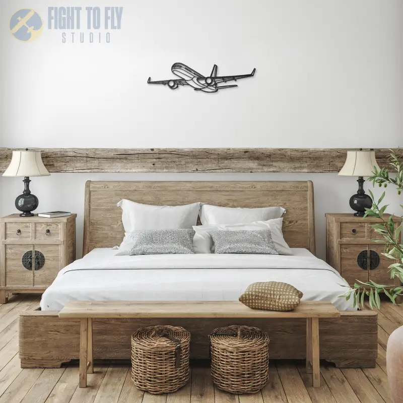 757-200 Die Cut Metal Wall Art - Sign - Pilot gifts - WWII warbird t-shirt