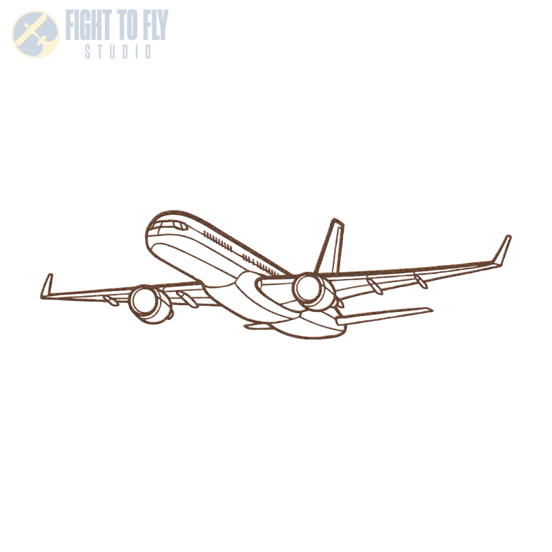 757-200 Die Cut Metal Wall Art - Sign - Pilot gifts - WWII warbird t-shirt