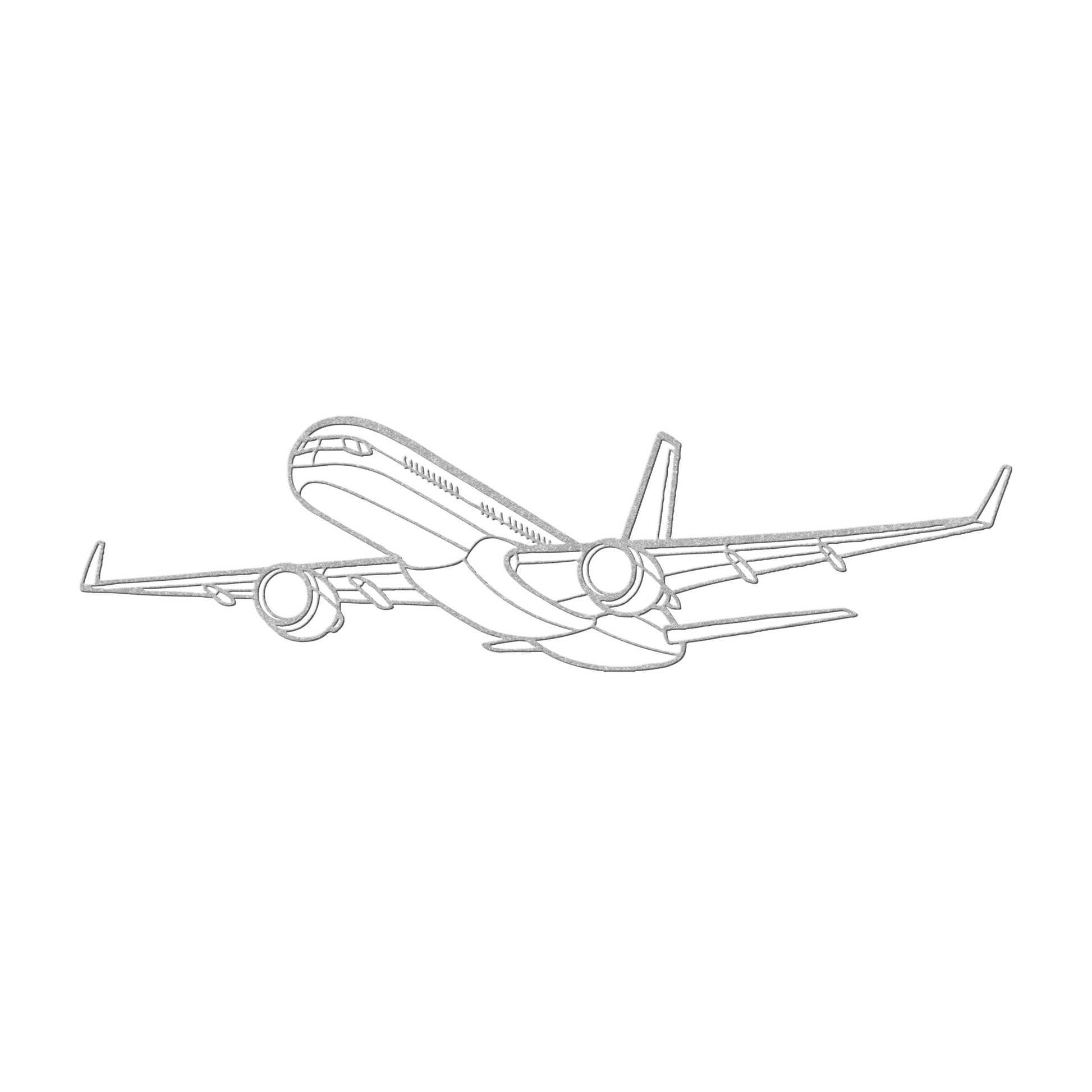 757-200 Die Cut Metal Wall Art - Sign - Gifts for pilots - Aviation apparel