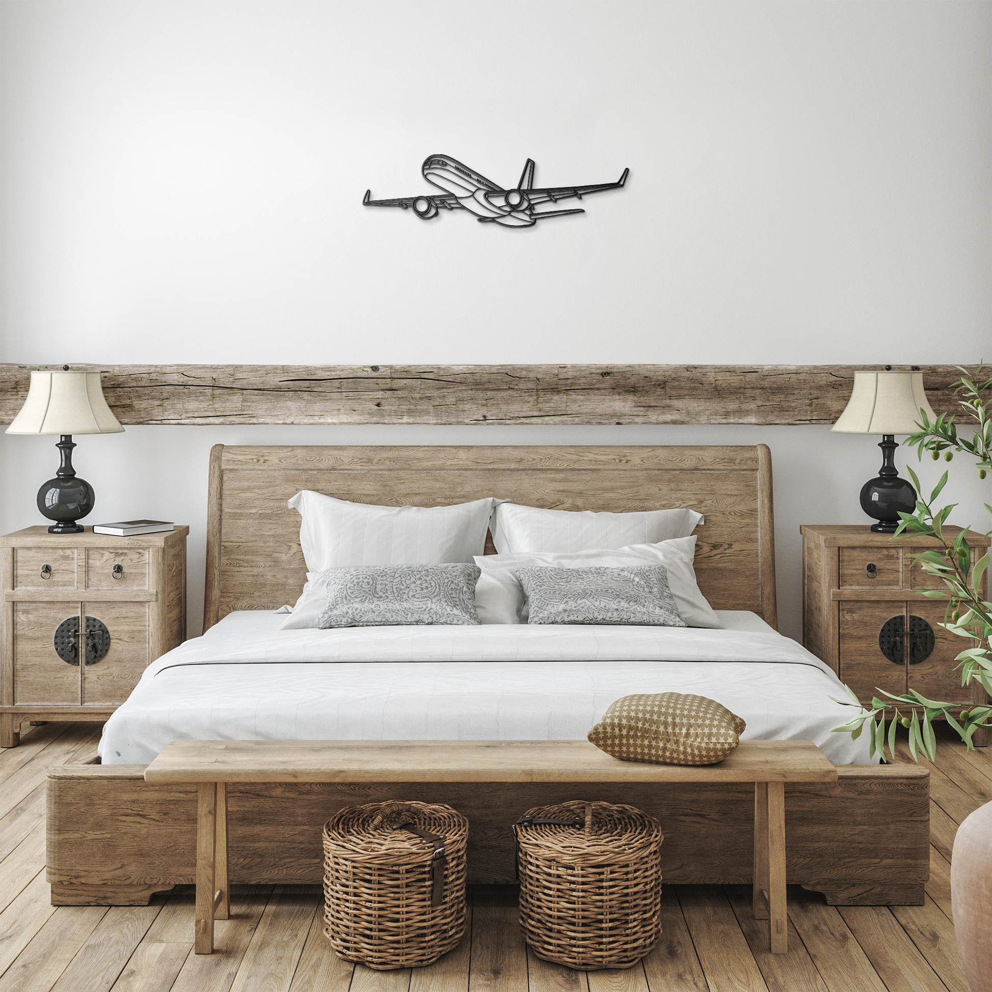 757-200 Die Cut Metal Wall Art - Sign - Gifts for pilots - Aviation apparel