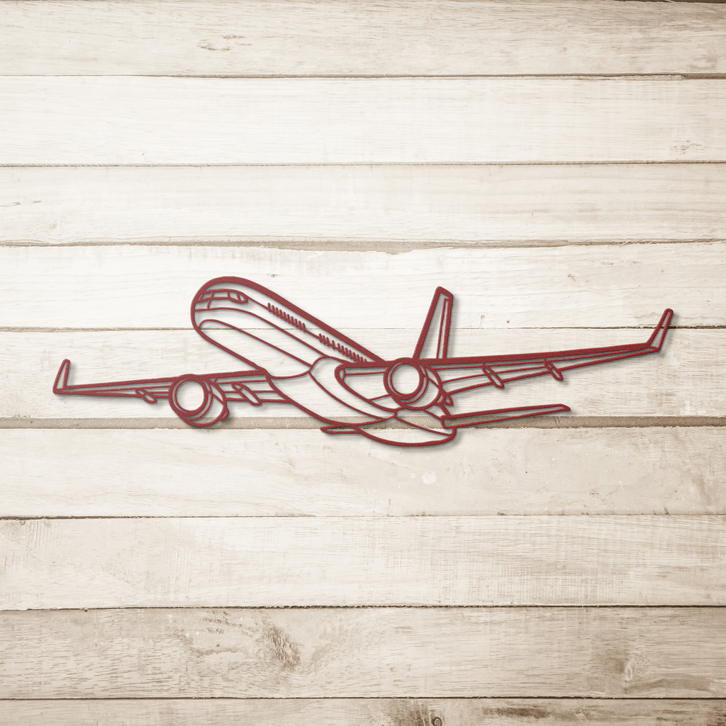 757-200 Die Cut Metal Wall Art - Sign - Gifts for pilots - Aviation apparel