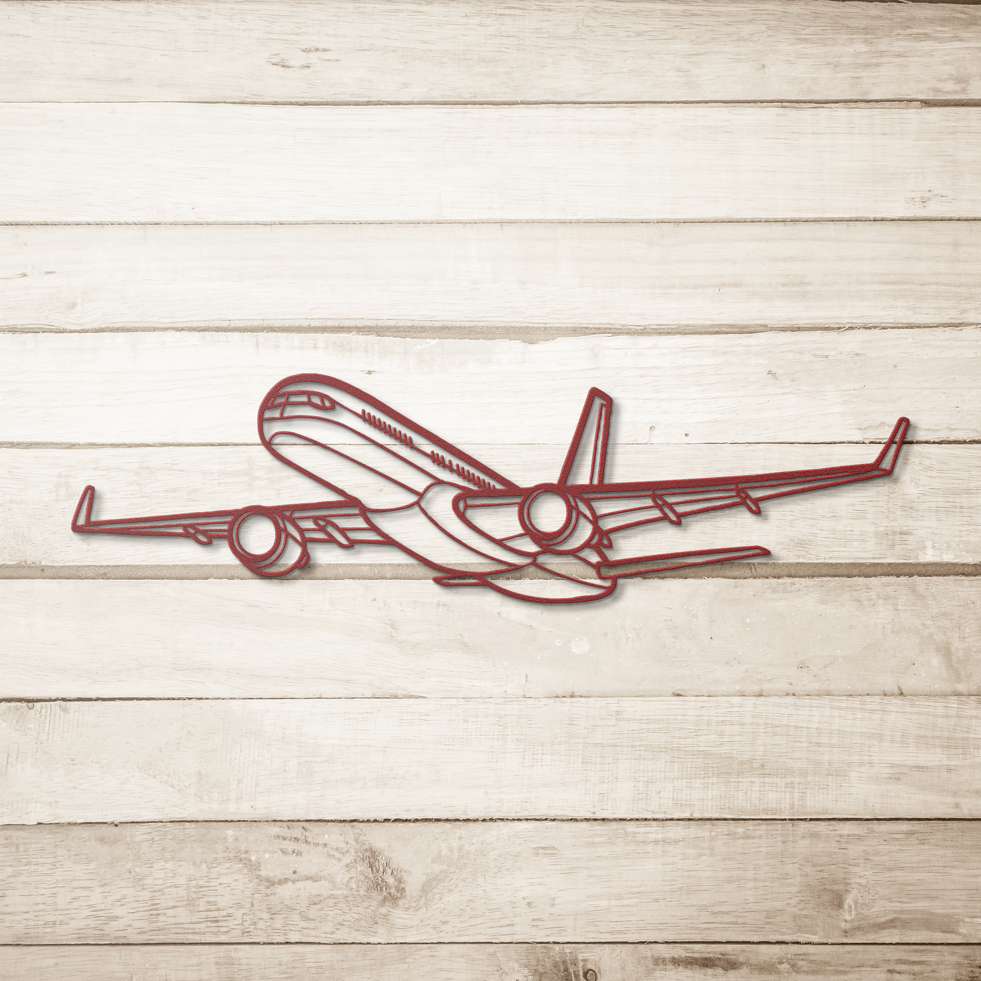757-200 Die Cut Metal Wall Art - Sign - Gifts for pilots - Aviation apparel
