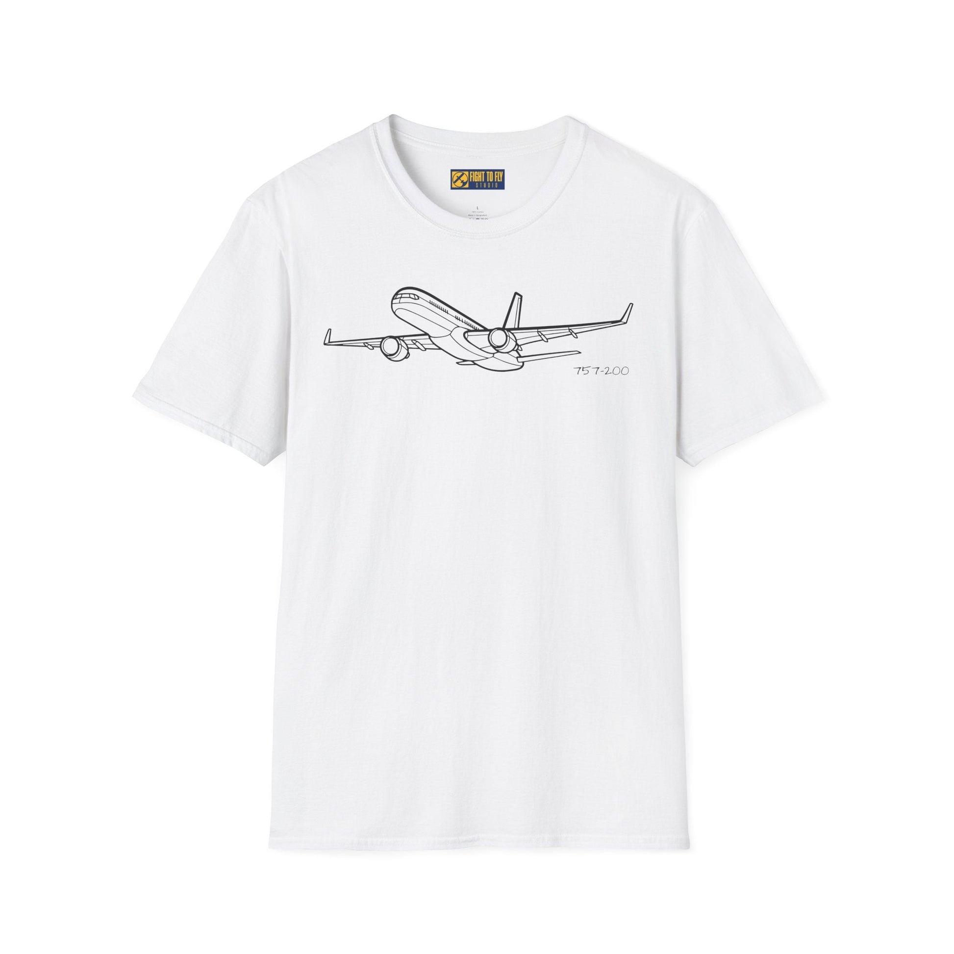757-200 T-Shirt – Narrowbody Rocket Jet Aviation Tee - Pilot gifts - WWII warbird t-shirt