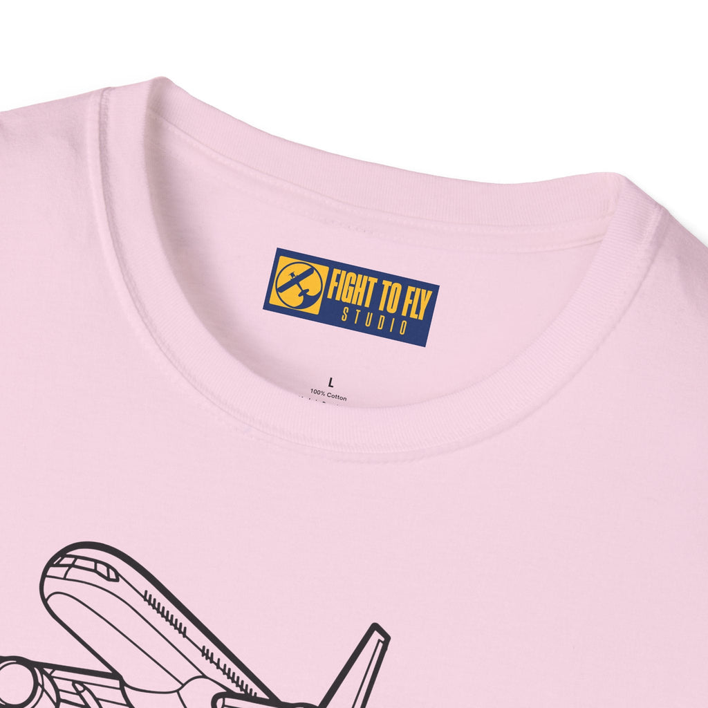 757-200 T-Shirt – Narrowbody Rocket Jet Aviation Tee - Pilot gifts - WWII warbird t-shirt