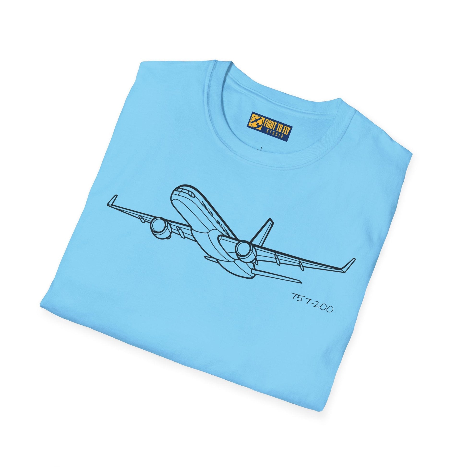 757-200 T-Shirt – Narrowbody Rocket Jet Aviation Tee - Pilot gifts - WWII warbird t-shirt