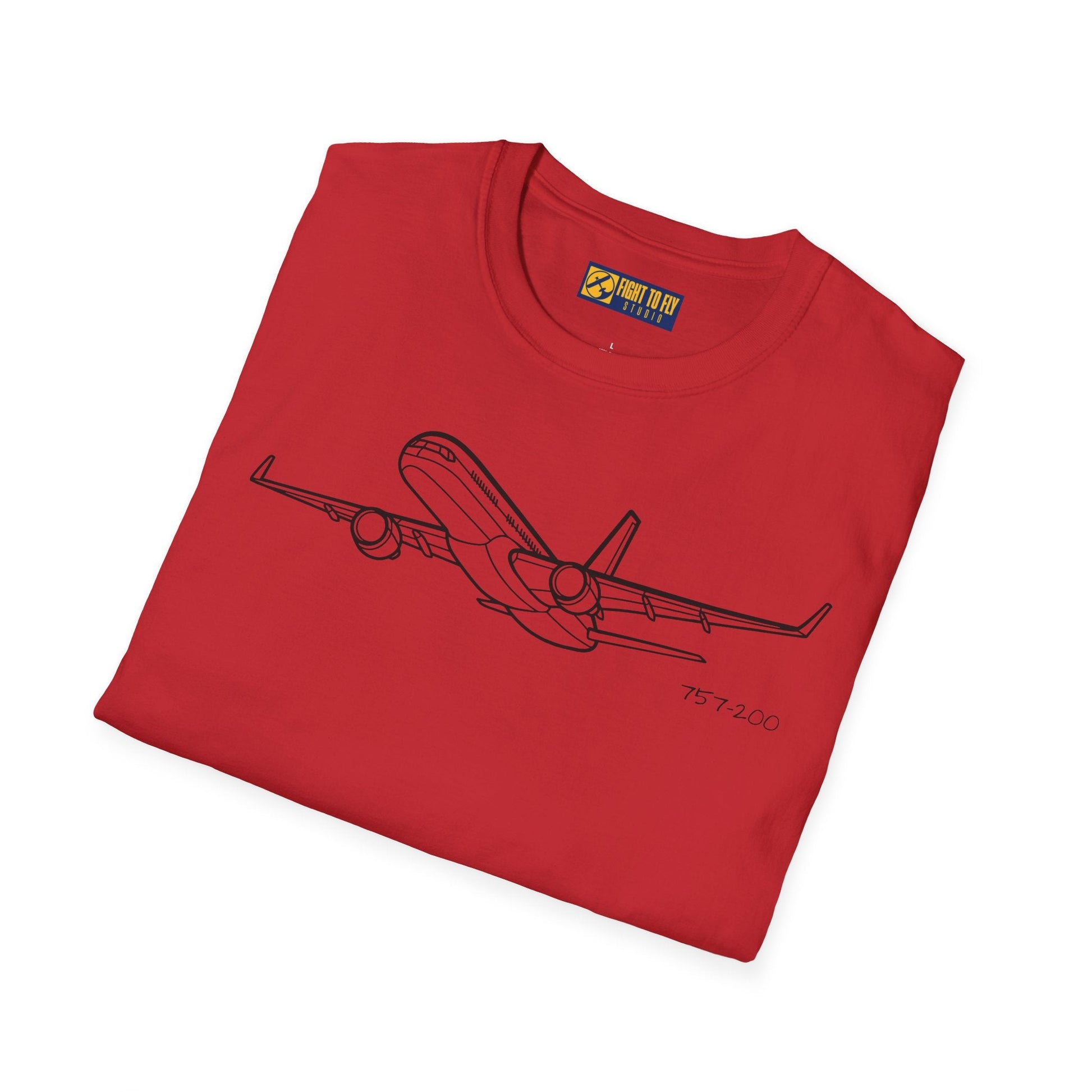 757-200 T-Shirt – Narrowbody Rocket Jet Aviation Tee - Pilot gifts - WWII warbird t-shirt