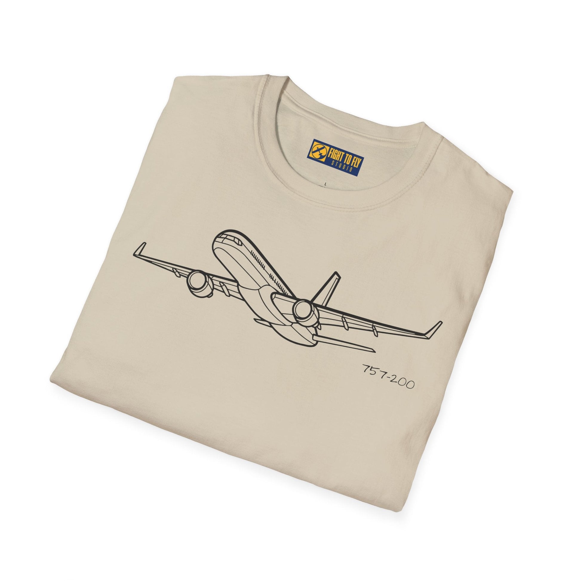 757-200 T-Shirt – Narrowbody Rocket Jet Aviation Tee - Pilot gifts - WWII warbird t-shirt