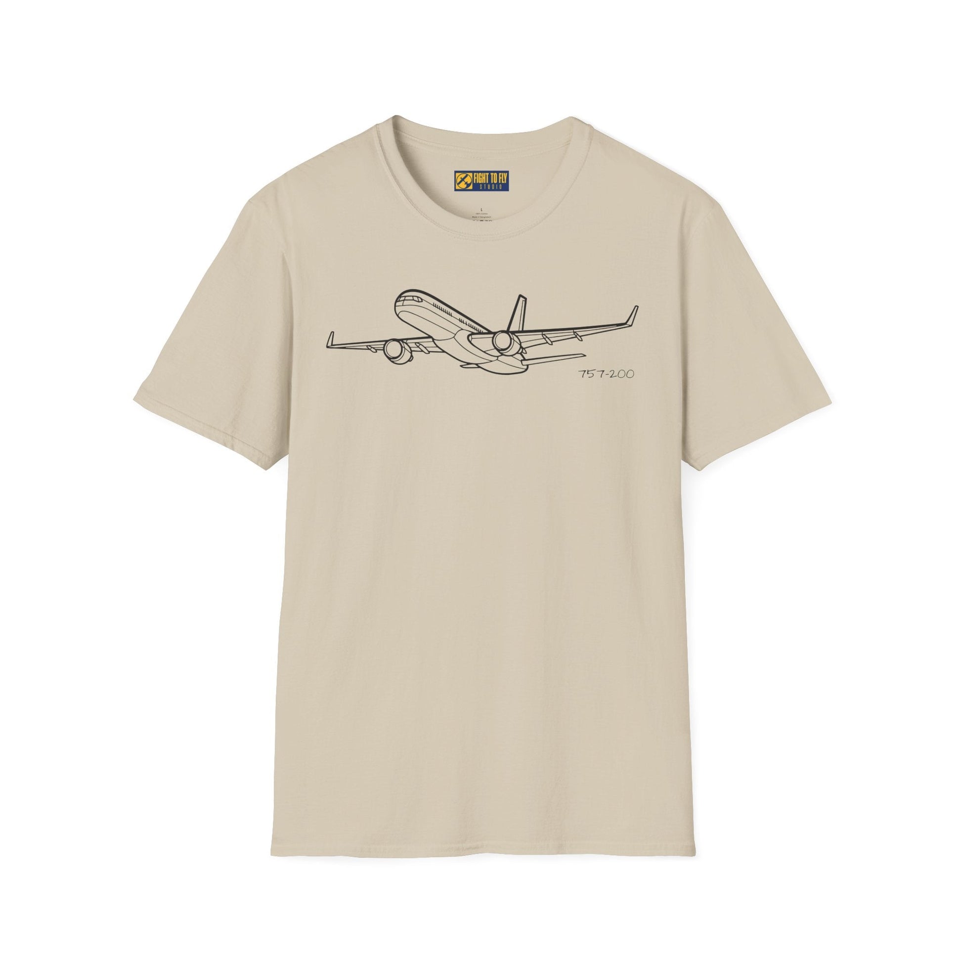 757-200 T-Shirt – Narrowbody Rocket Jet Aviation Tee - Pilot gifts - WWII warbird t-shirt