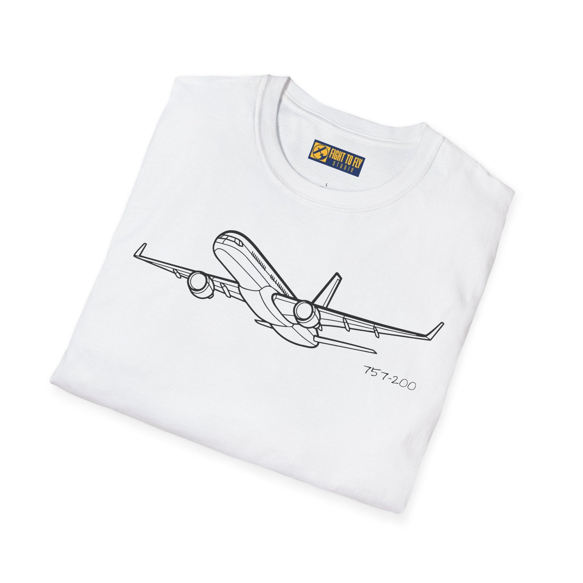 757-200 T-Shirt – Narrowbody Rocket Jet Aviation Tee - Pilot gifts - WWII warbird t-shirt