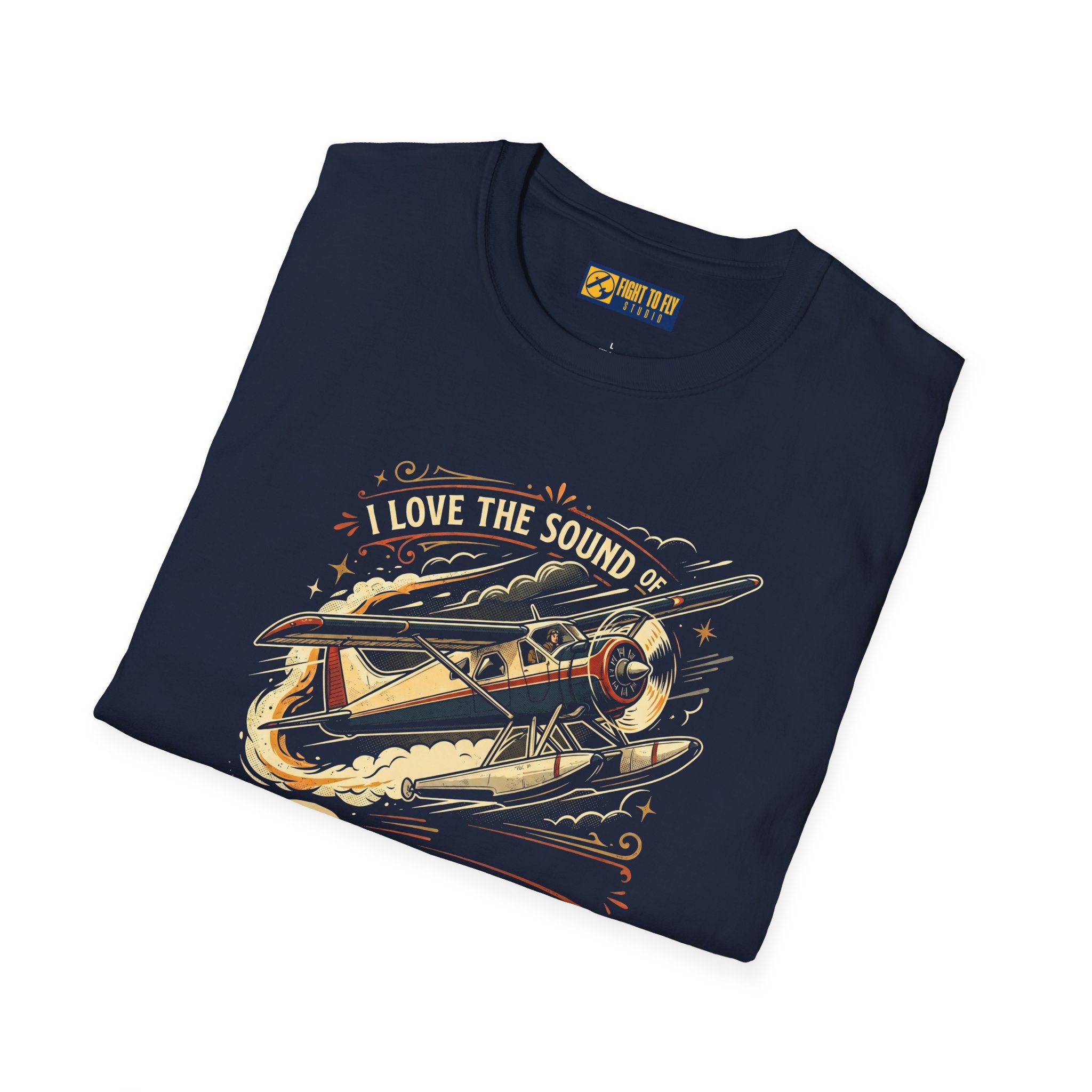 I Love the Sound of Round Engines Classic Flight Tee
