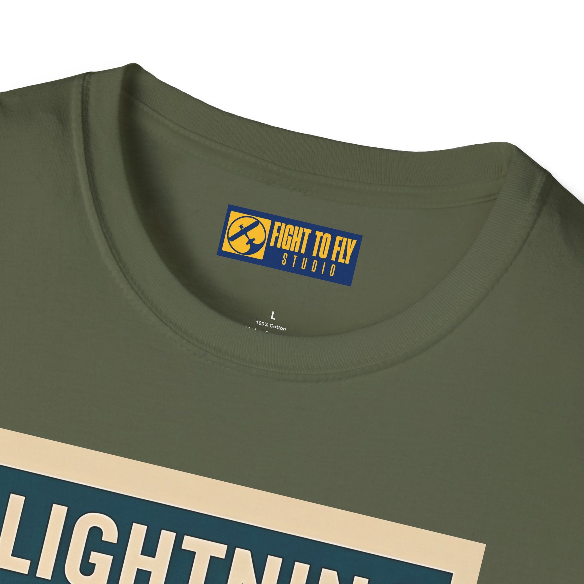Lightning Premium T-Shirt – Twin-Boom Fighter Full Graphic WWII Aviation Tee - Pilot gifts - warbird t-shirt