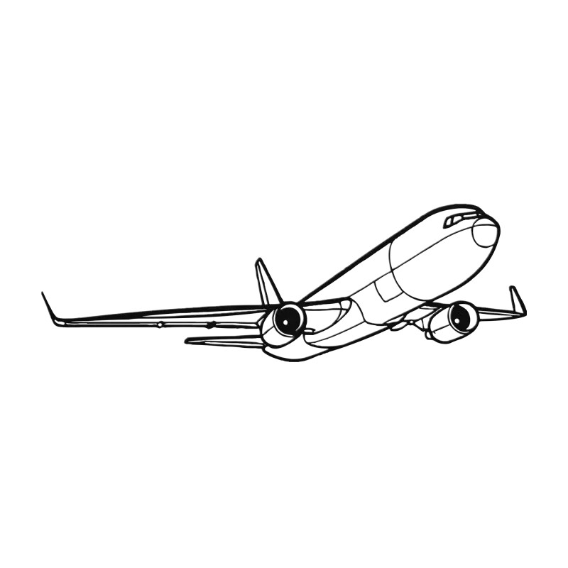 767-300F Die Cut Metal Wall Art - Sign - Pilot gifts - WWII warbird t-shirt