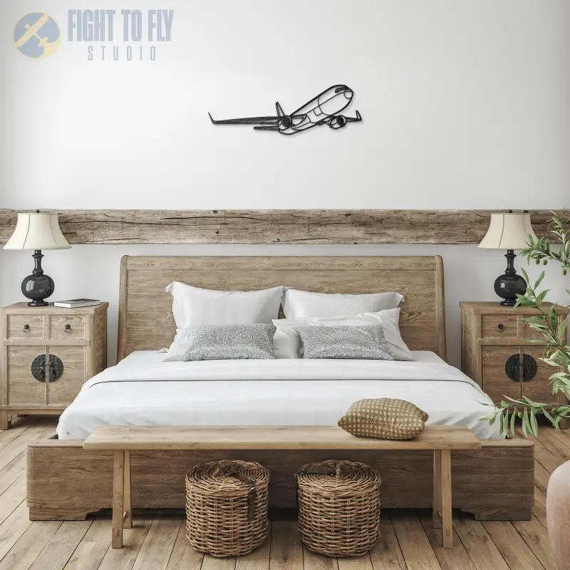 767-300F Die Cut Metal Wall Art - Sign - Pilot gifts - WWII warbird t-shirt