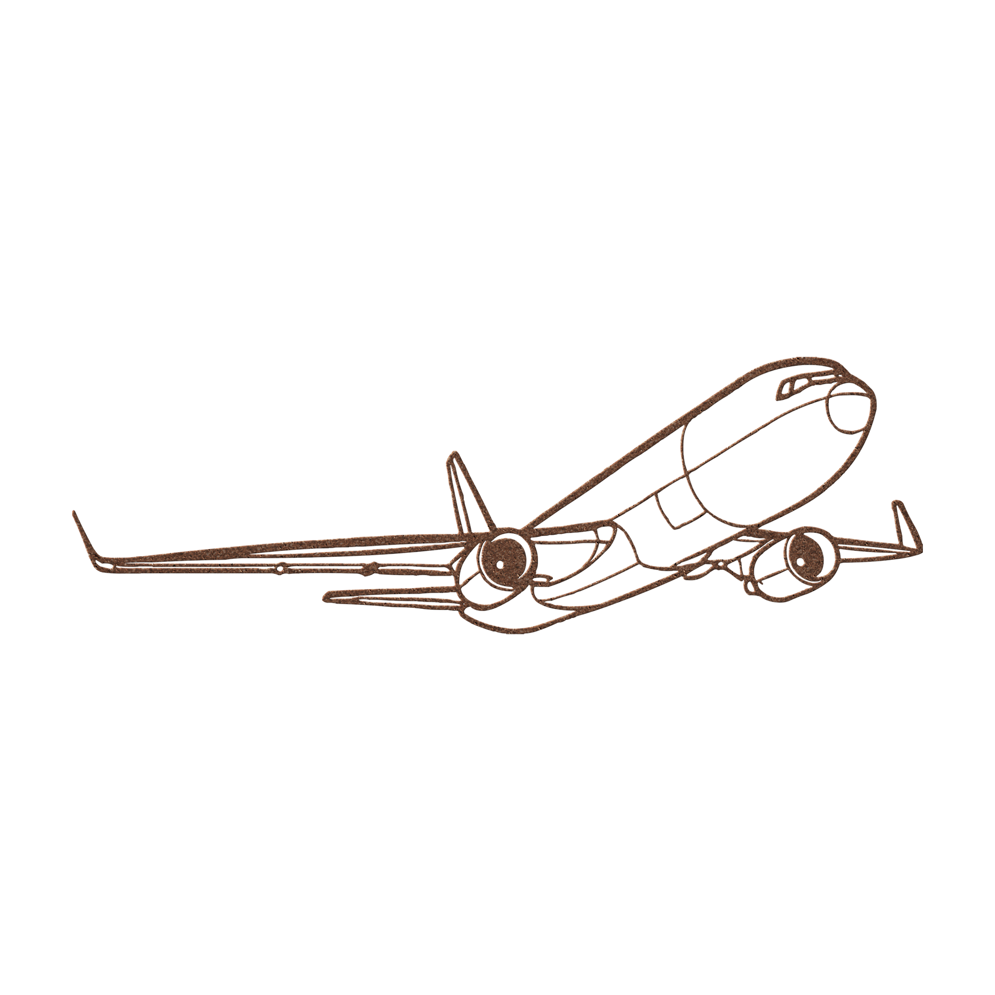 767-300F Die Cut Metal Wall Art - Sign - Gifts for pilots - Aviation apparel