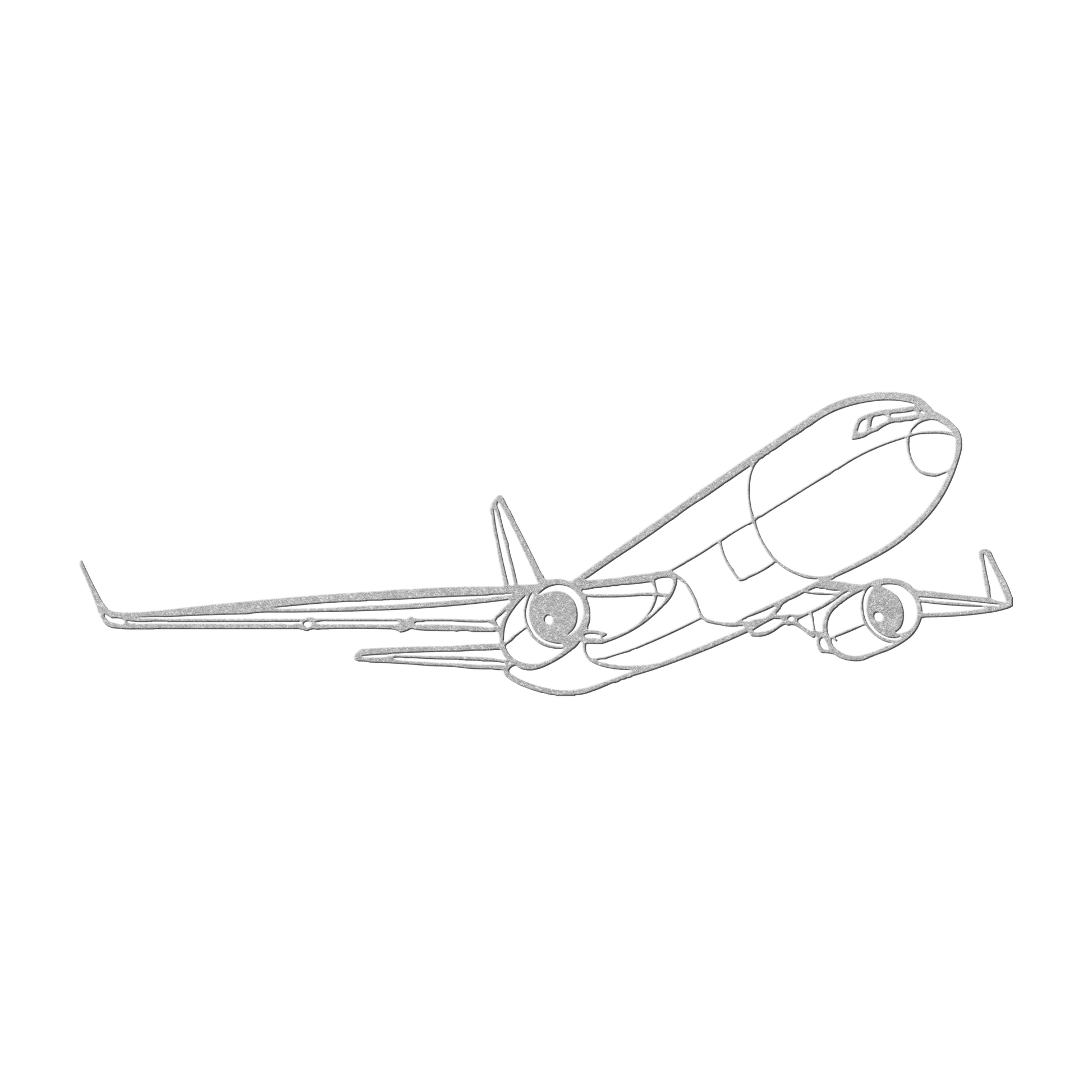 767-300F Die Cut Metal Wall Art - Sign - Gifts for pilots - Aviation apparel