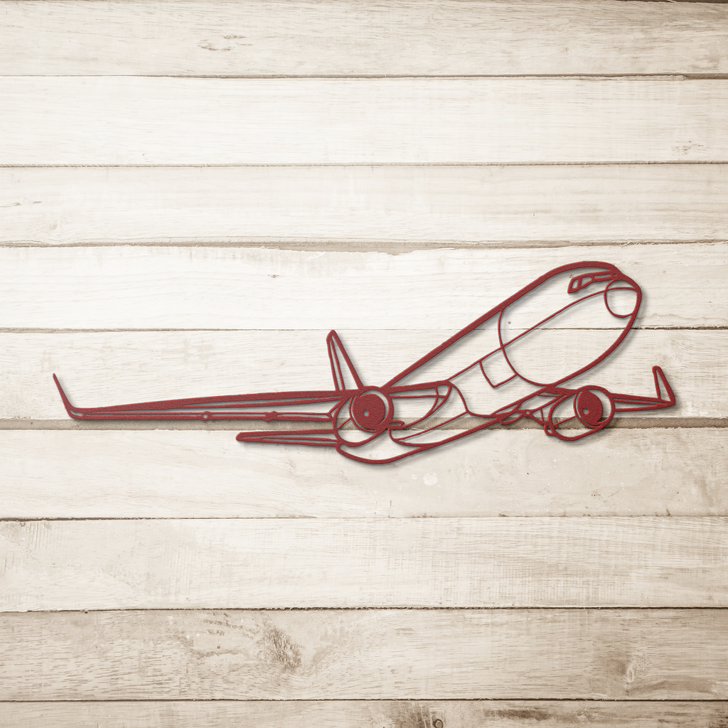 767-300F Die Cut Metal Wall Art - Sign - Gifts for pilots - Aviation apparel