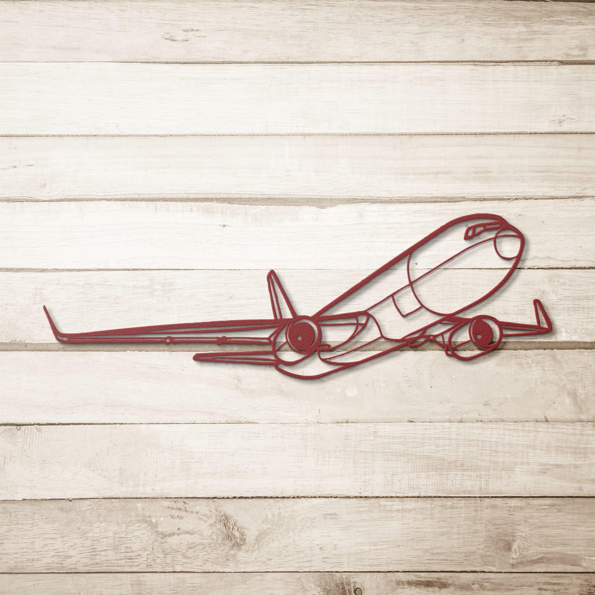 767-300F Die Cut Metal Wall Art - Sign - Gifts for pilots - Aviation apparel