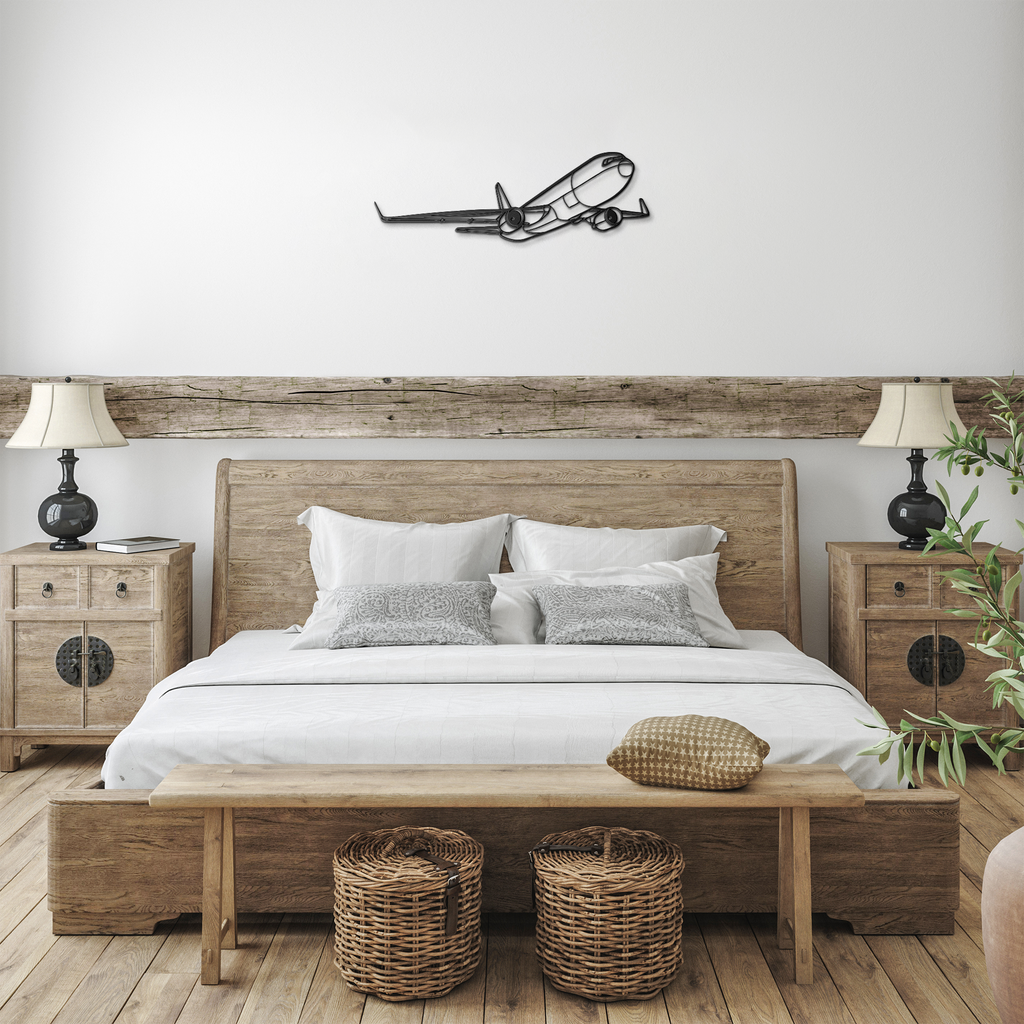 767-300F Die Cut Metal Wall Art - Sign - Gifts for pilots - Aviation apparel