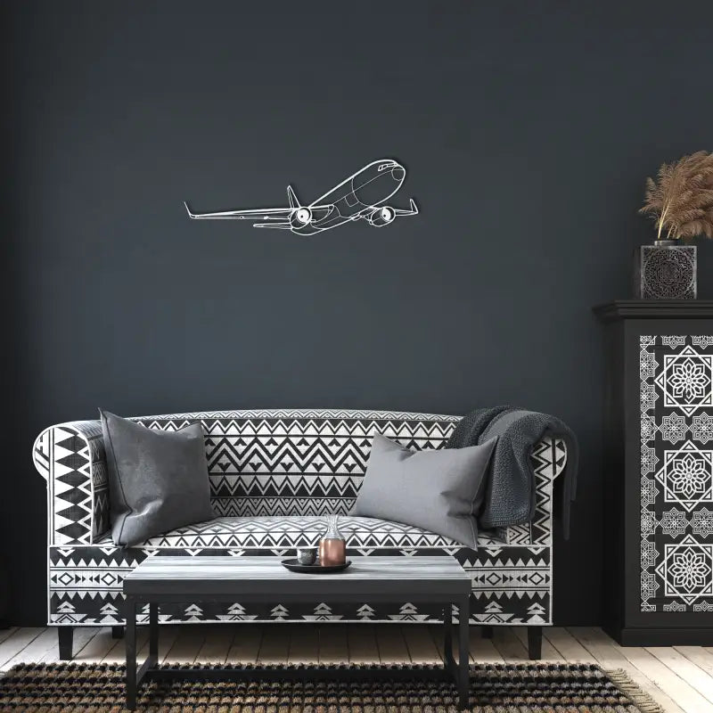 767-300F Die Cut Metal Wall Art - Sign - Pilot gifts - WWII warbird t-shirt