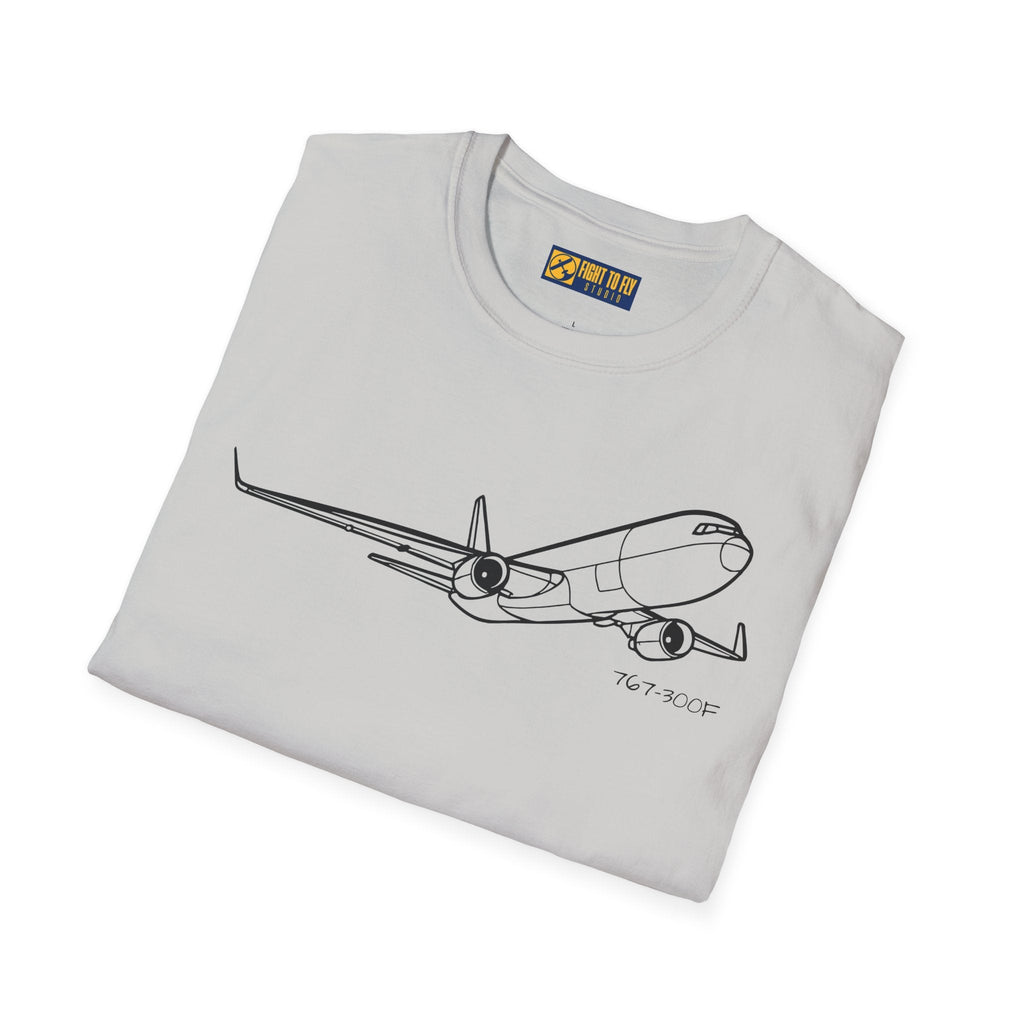 767-300F T-Shirt – 767-300 Freighter Jet Aviation Tee - Gifts for pilots - apparel