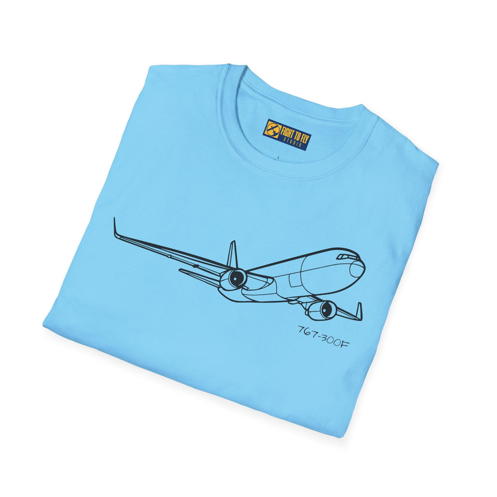 767-300F T-Shirt – 767-300 Freighter Jet Aviation Tee - Gifts for pilots - apparel