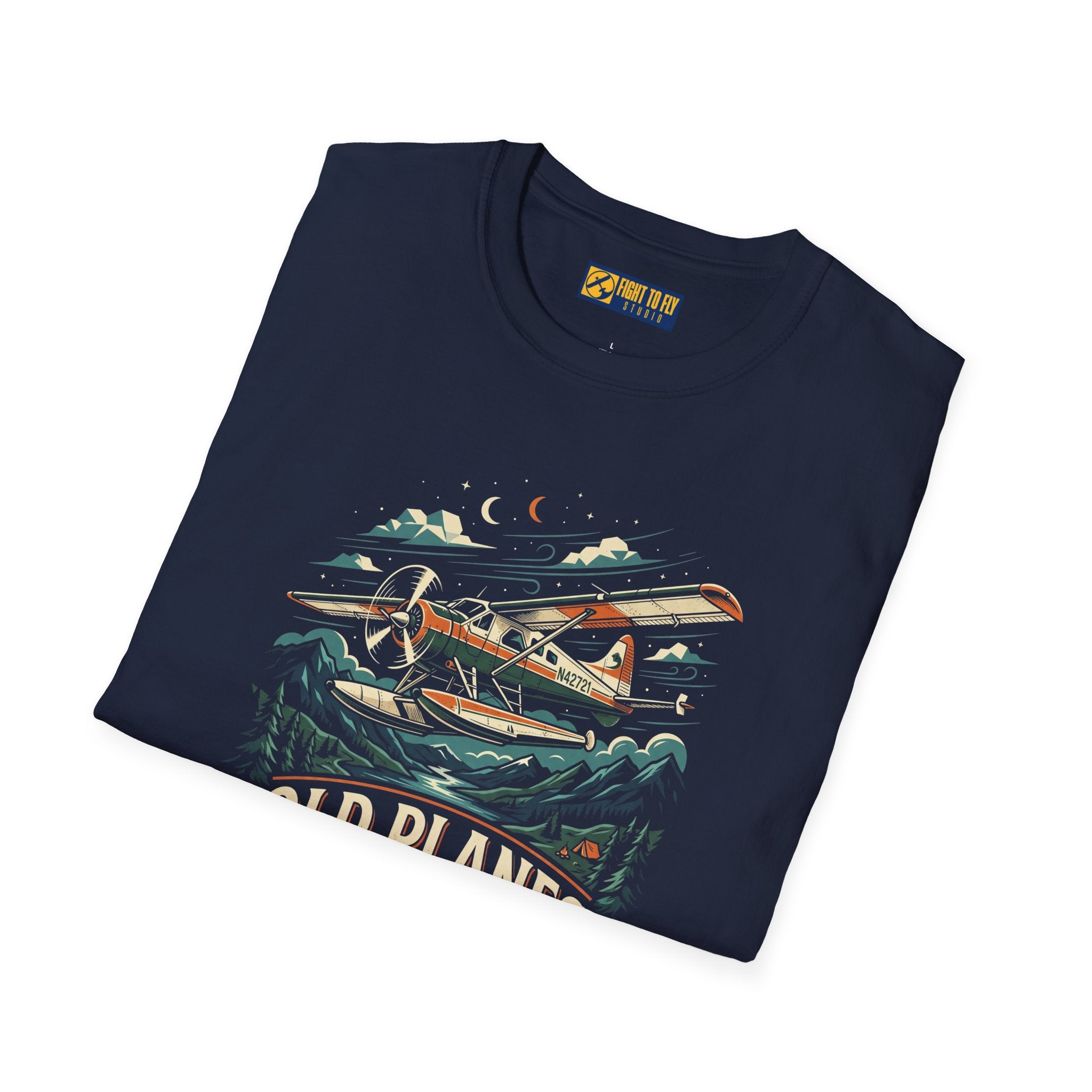 Old Planes Make Me Happy Mountain Flying Tee