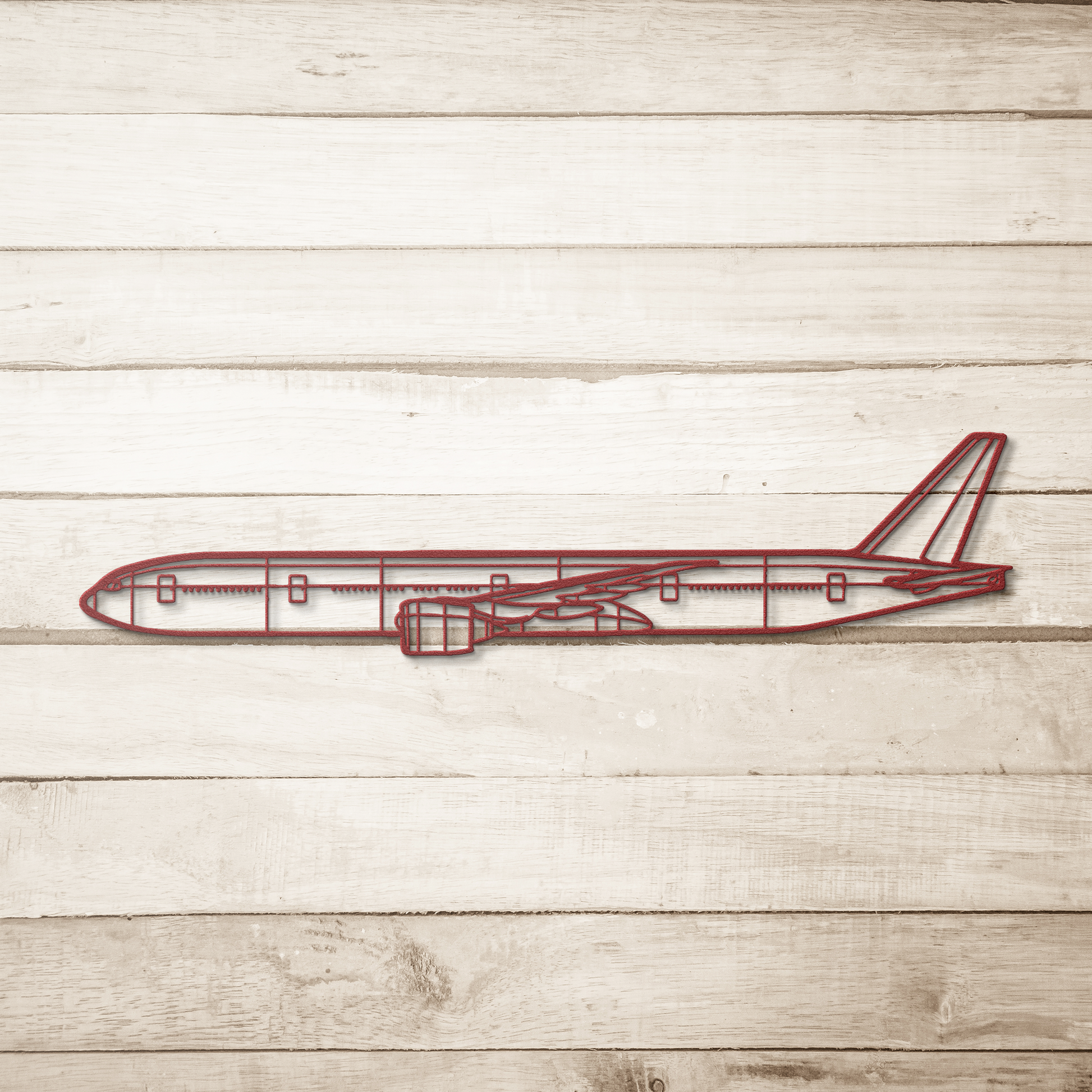 777-300ER Die Cut Wall Art - Metal Sign - Gifts for pilots - Aviation apparel