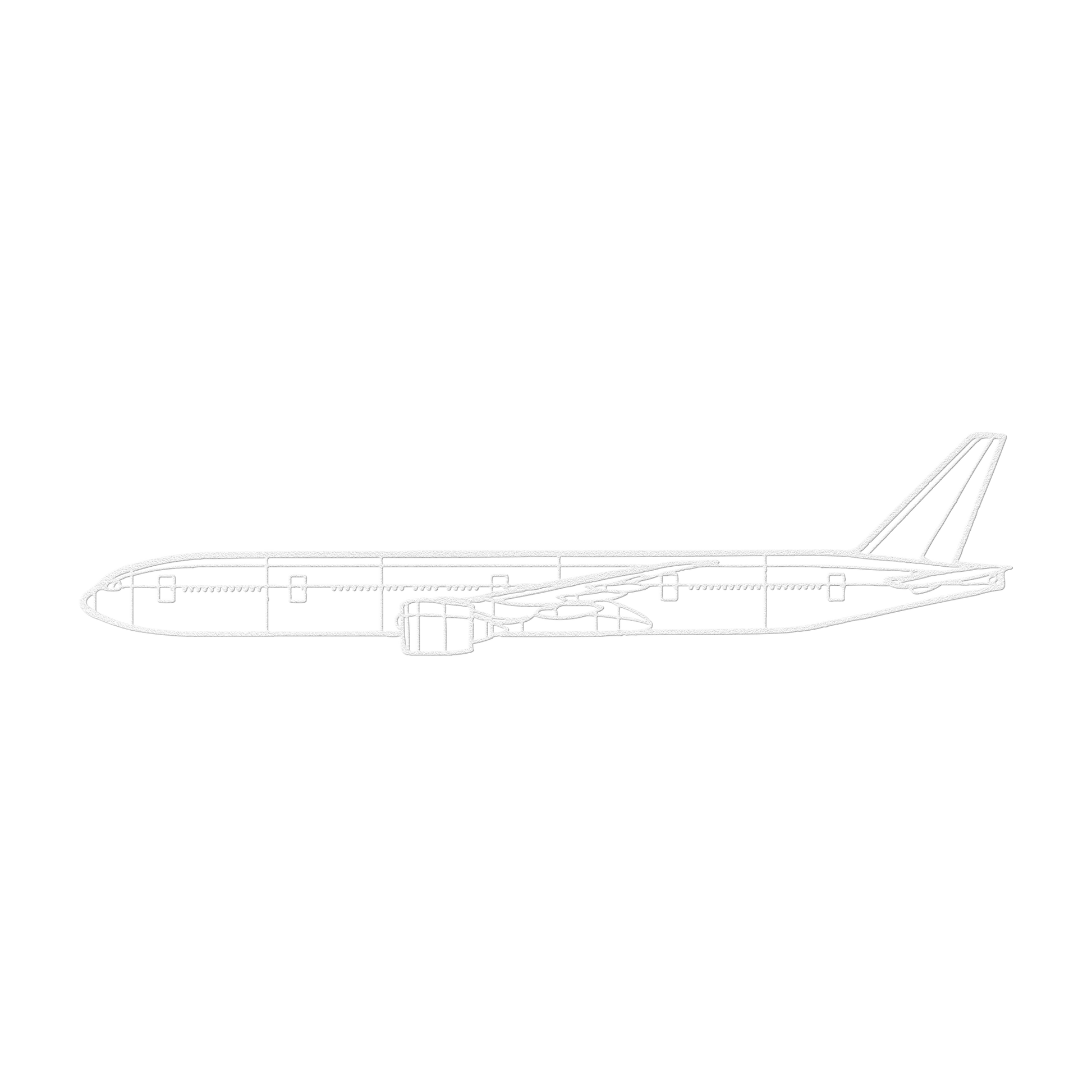 777-300ER Die Cut Wall Art - Metal Sign - Gifts for pilots - Aviation apparel