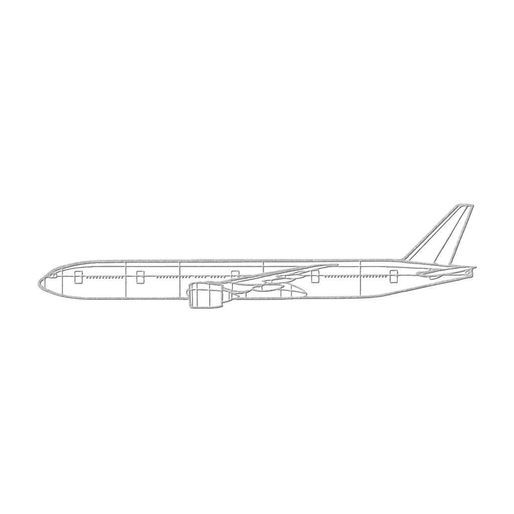 777-300ER Die Cut Wall Art - Metal Sign - Gifts for pilots - Aviation apparel