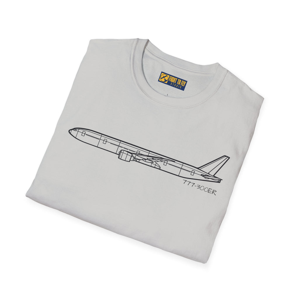 777-300ER T-Shirt – Extended Range Jetliner Aviation Tee - Pilot gifts - WWII warbird t-shirt