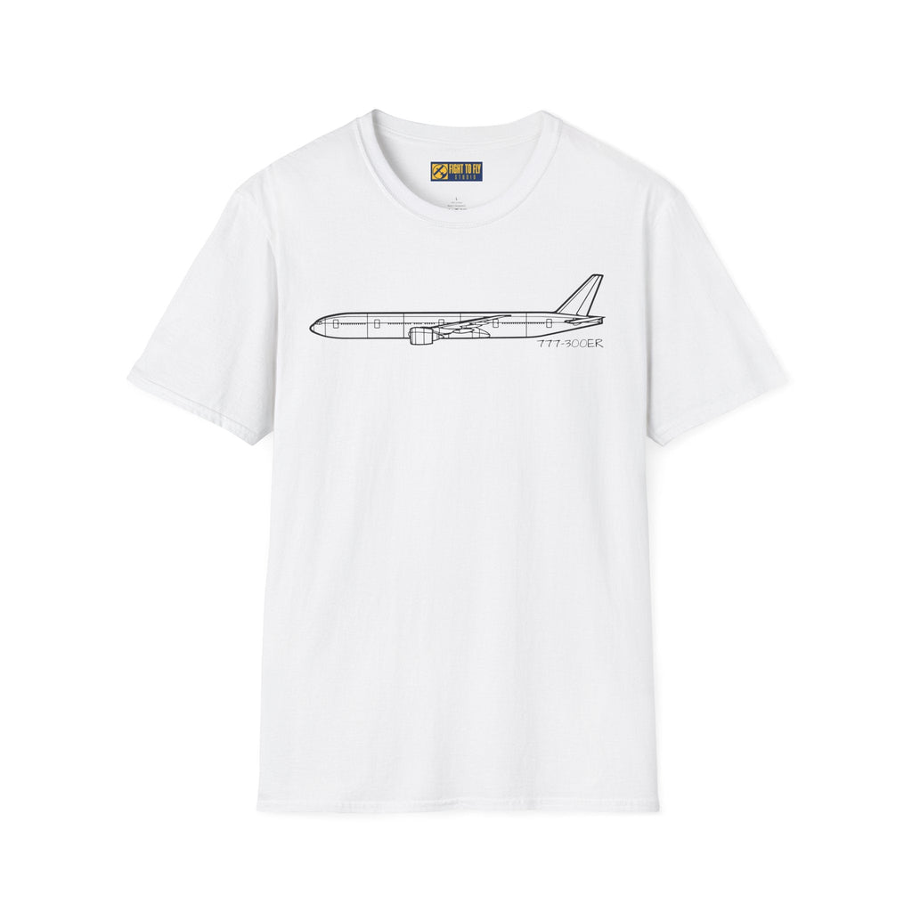 777-300ER T-Shirt – Extended Range Jetliner Aviation Tee - Pilot gifts - WWII warbird t-shirt