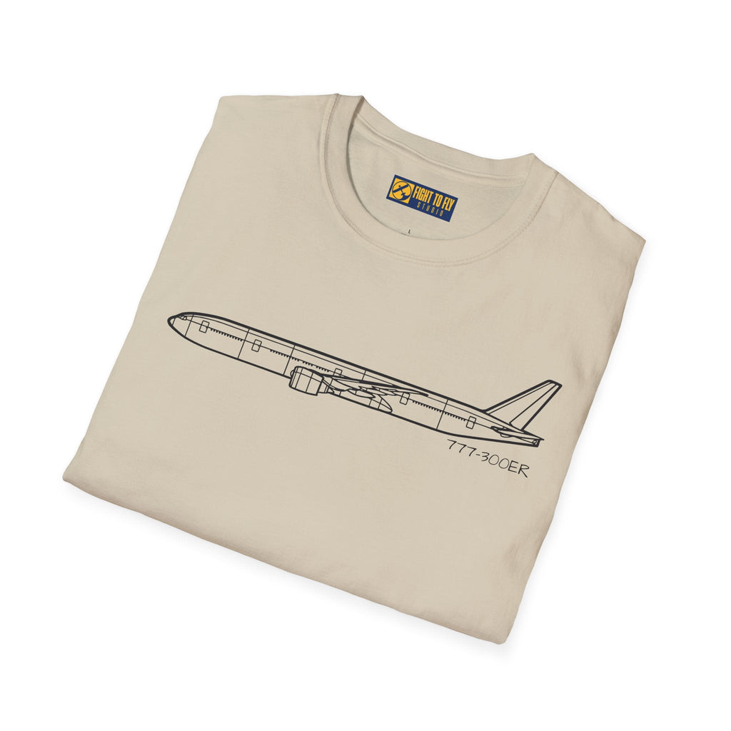 777-300ER T-Shirt – Extended Range Jetliner Aviation Tee - Pilot gifts - WWII warbird t-shirt