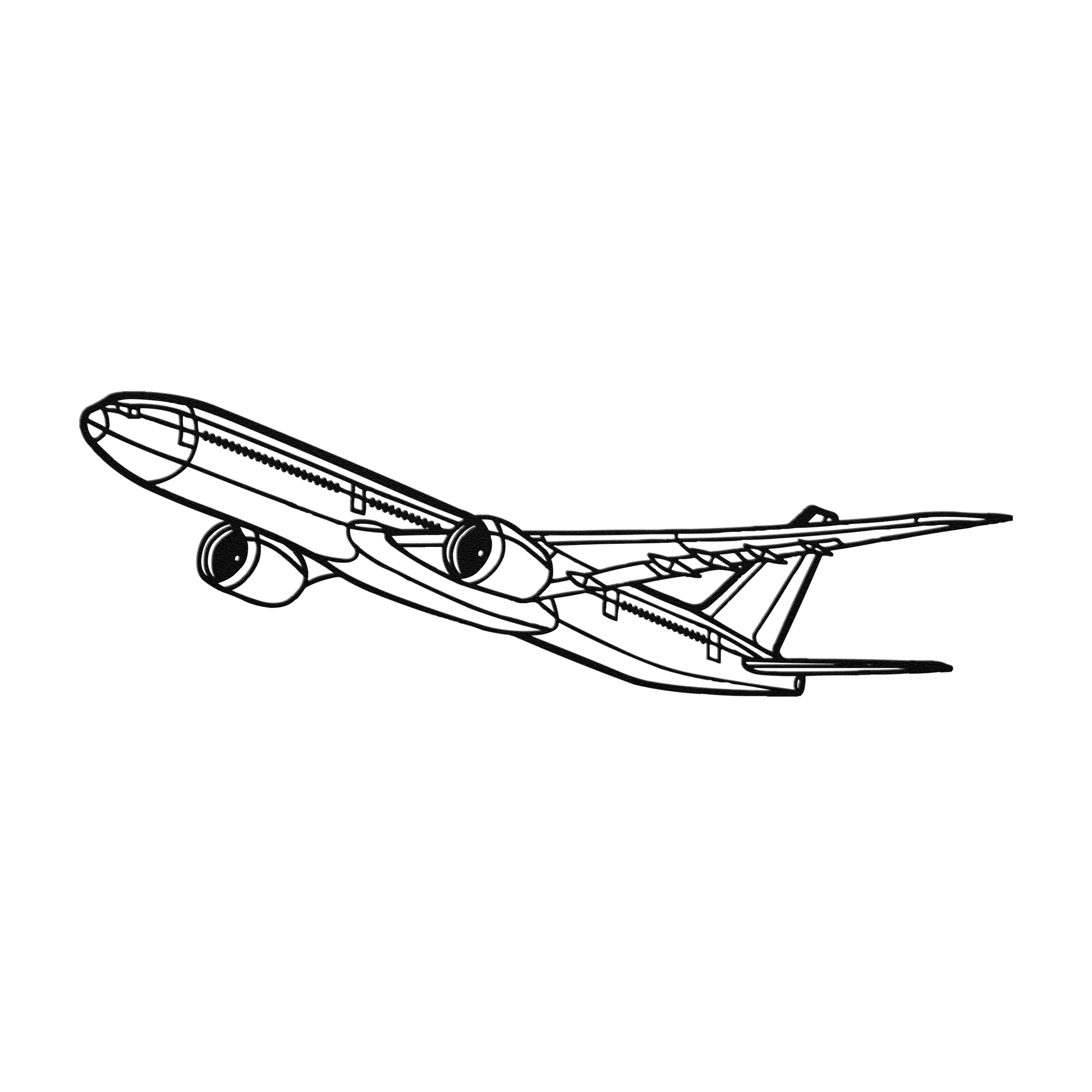 777-9 Flying Die Cut Metal Wall Art - Sign - Gifts for pilots - Aviation apparel