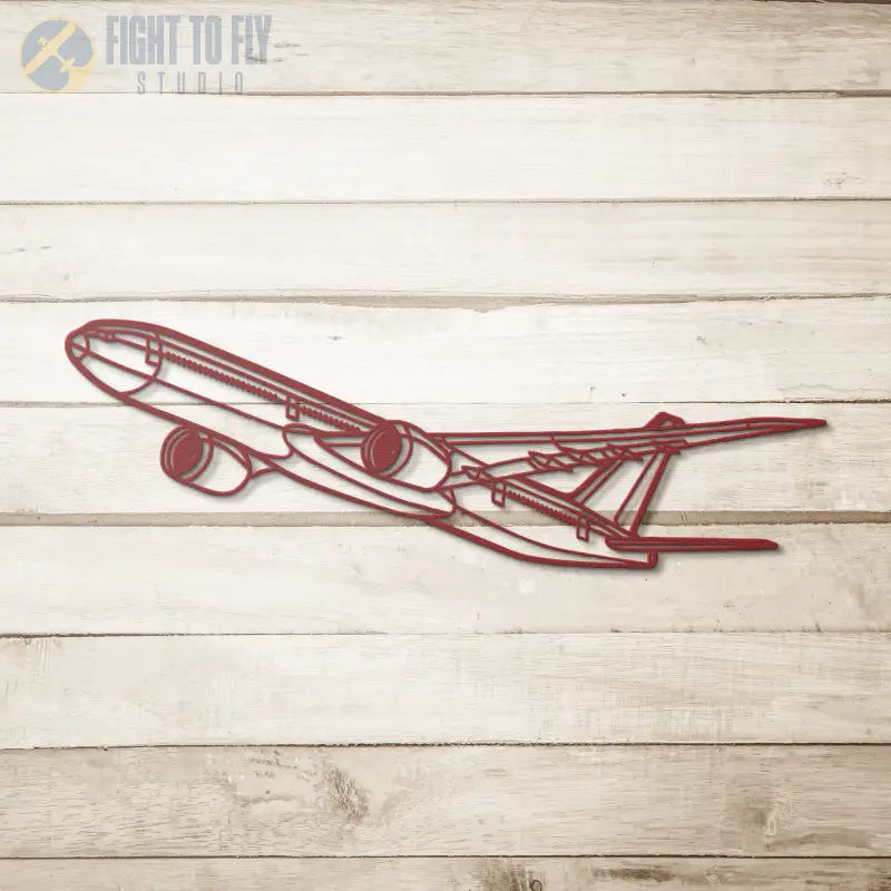 777-9 Flying Die Cut Metal Wall Art - Sign - Pilot gifts - WWII warbird t-shirt