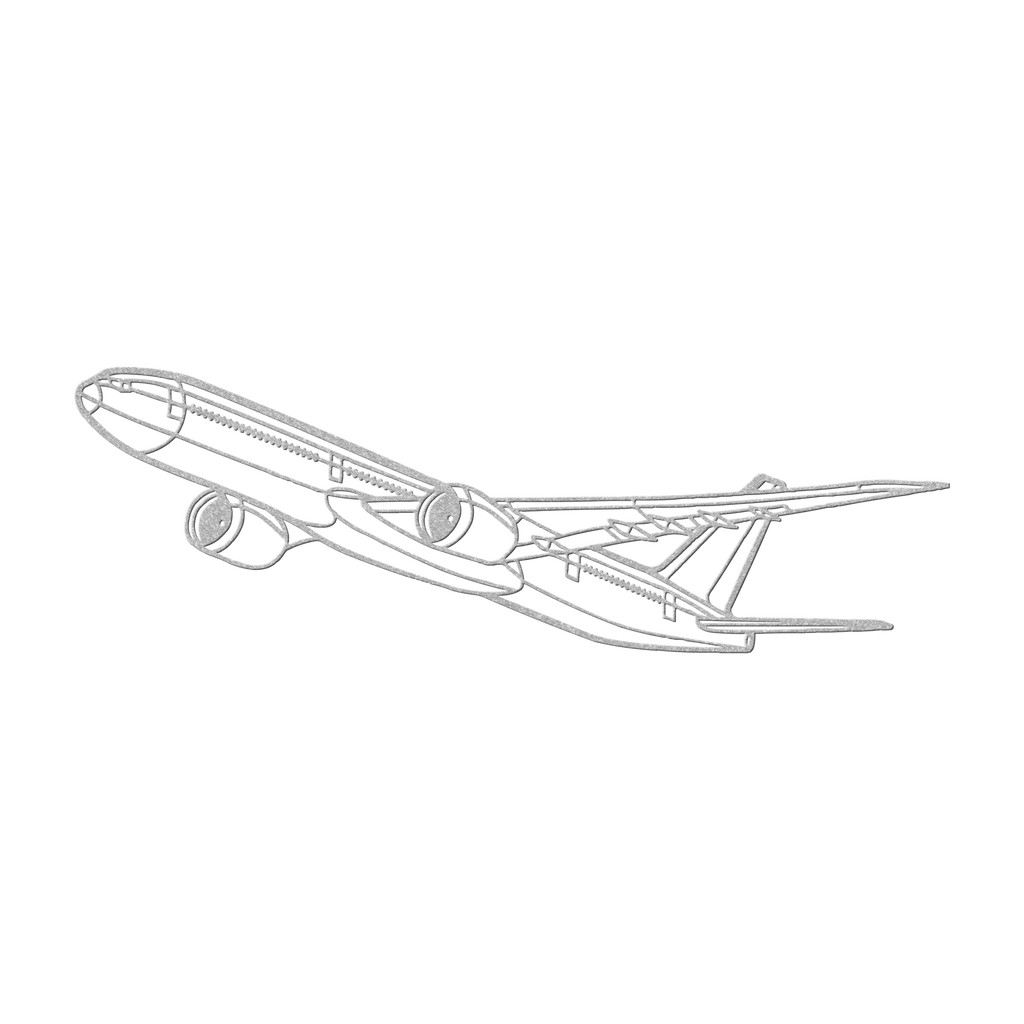 777-9 Flying Die Cut Metal Wall Art - Sign - Gifts for pilots - Aviation apparel