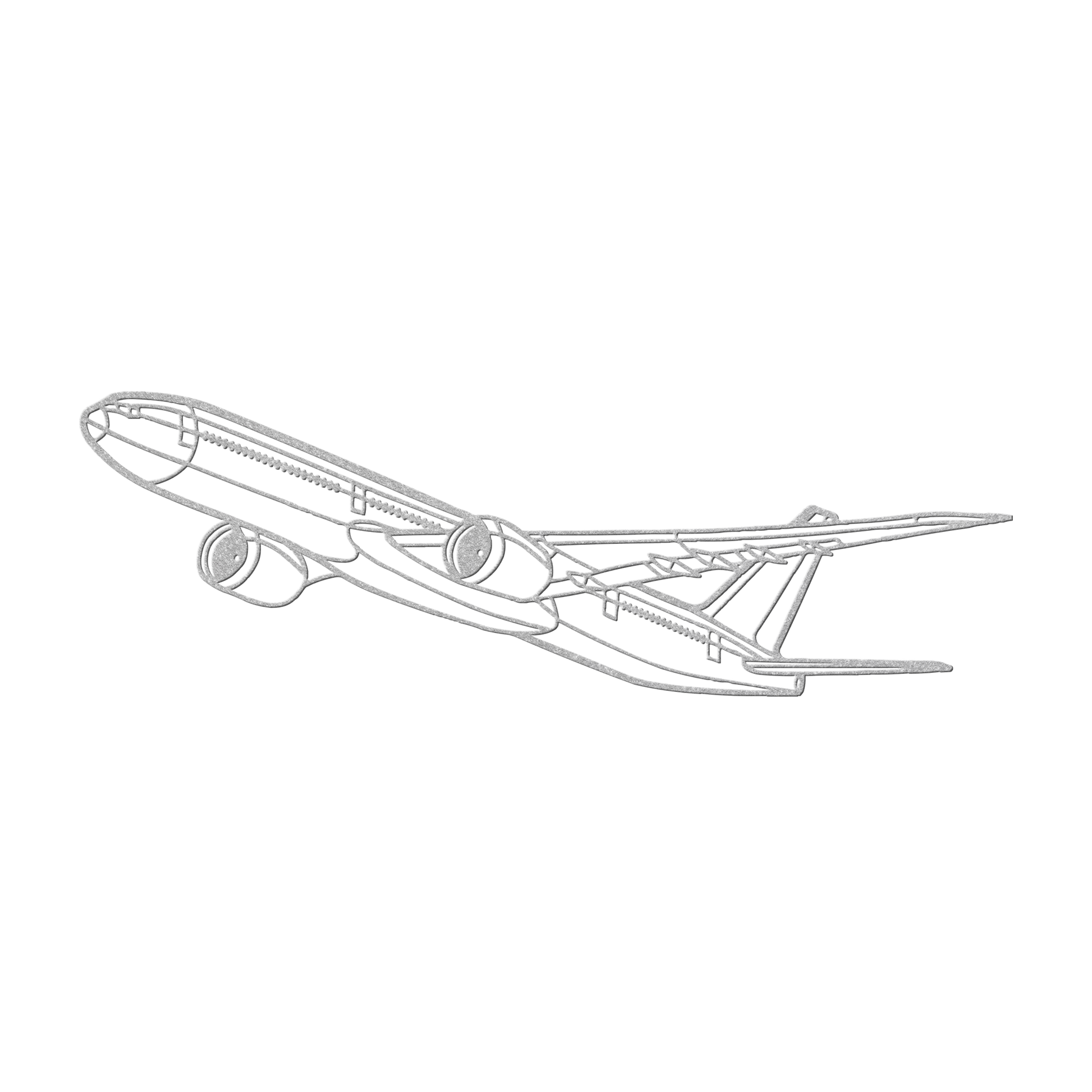 777-9 Flying Die Cut Metal Wall Art - Sign - Gifts for pilots - Aviation apparel