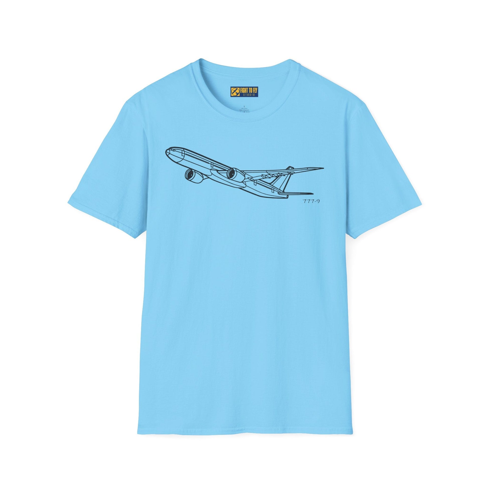 777-9 T-Shirt – Boeing 777-9X Advanced Long-Range Jetliner Aviation Tee - Gifts for pilots - apparel