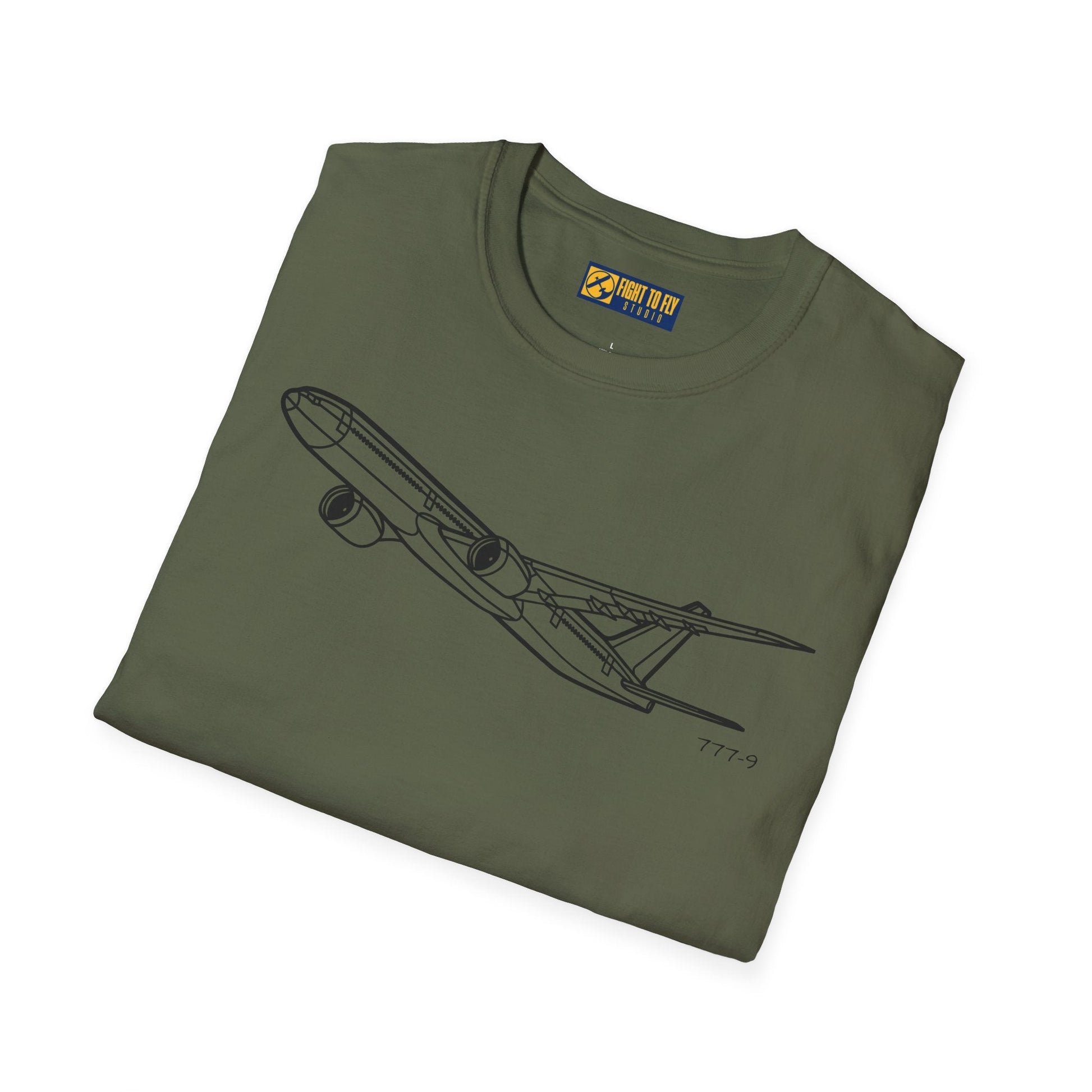 777-9 T-Shirt – Boeing 777-9X Advanced Long-Range Jetliner Aviation Tee - Gifts for pilots - apparel