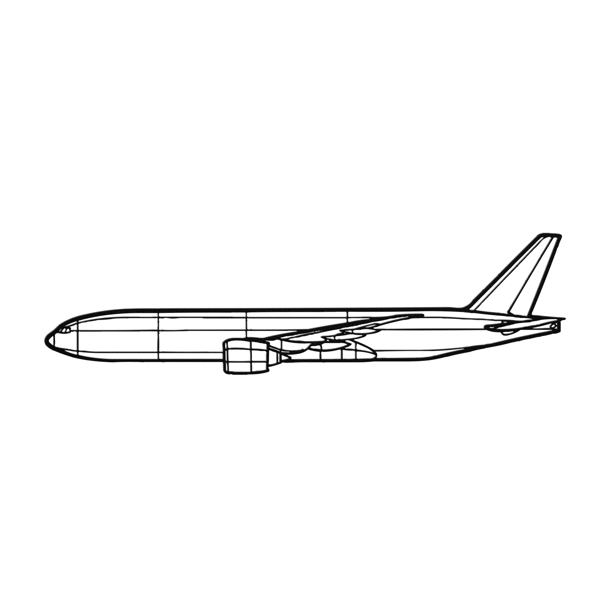 777F Die Cut Wall Art - Metal Sign - Gifts for pilots - Aviation apparel