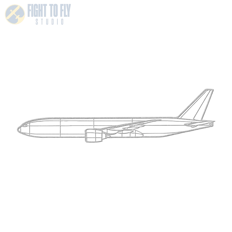 777F Die Cut Wall Art - Metal Sign - Pilot gifts - WWII warbird t-shirt